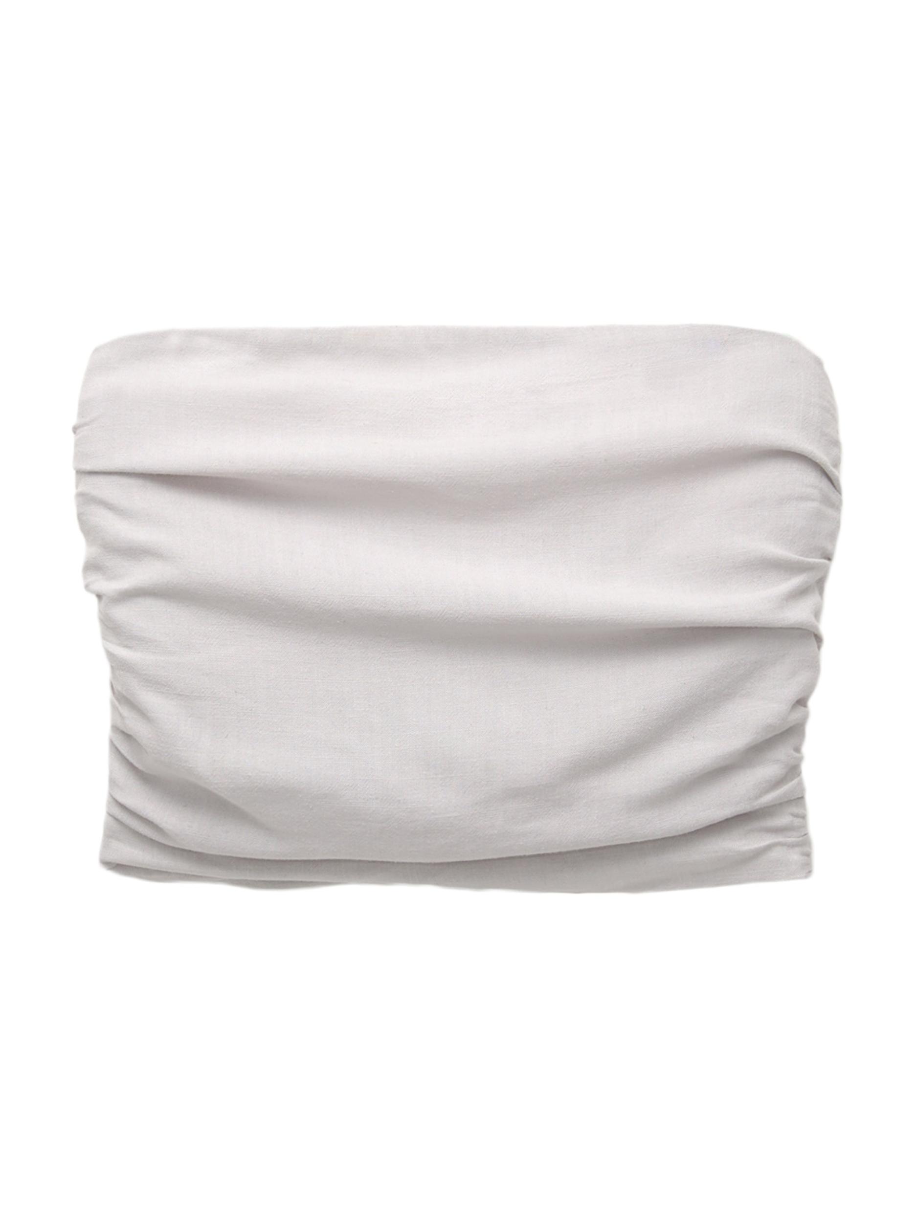 Pull&Bear Top světle šedá