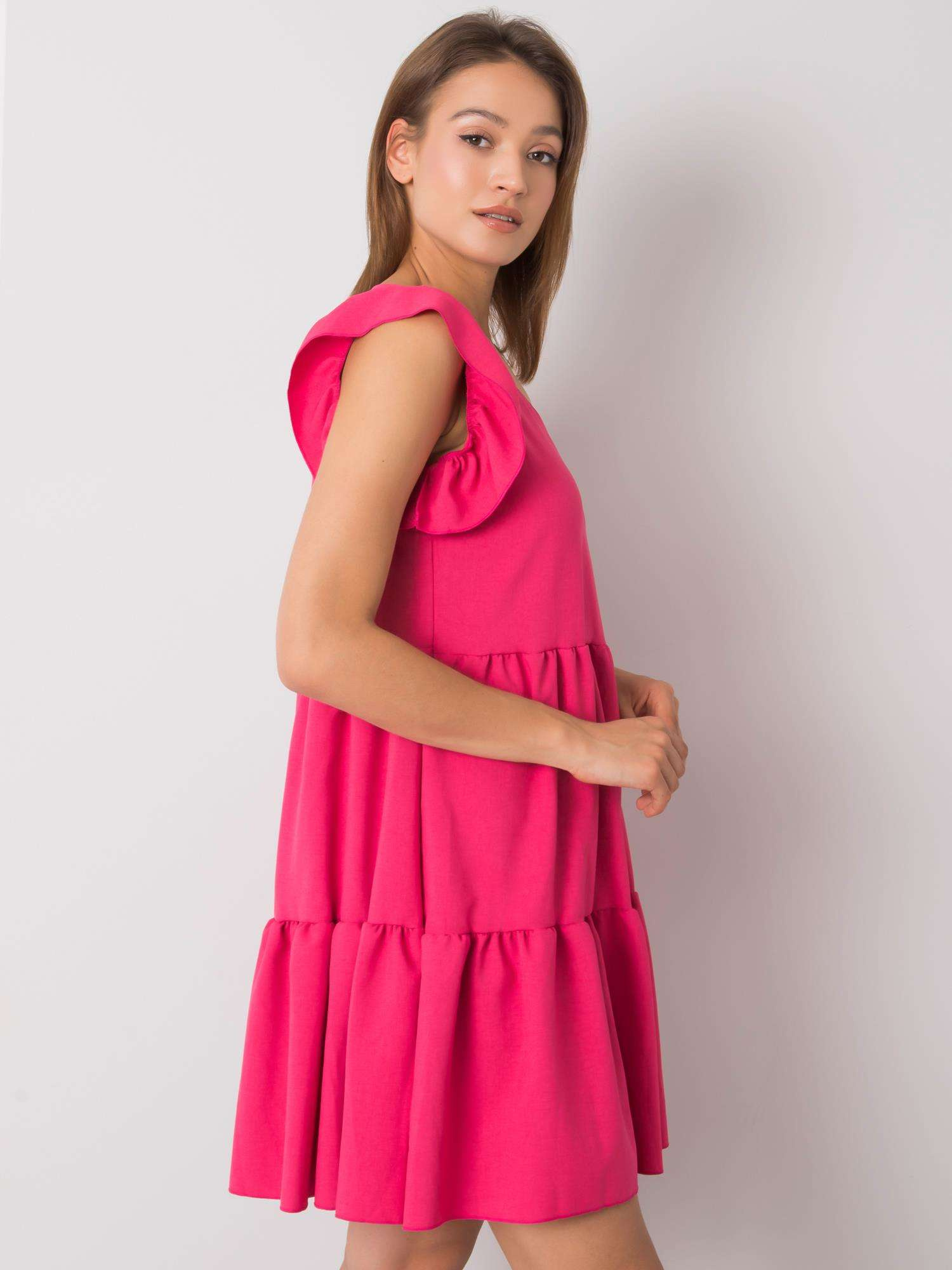 RUE PARIS Dress-WN-SK-704.83-dark pink