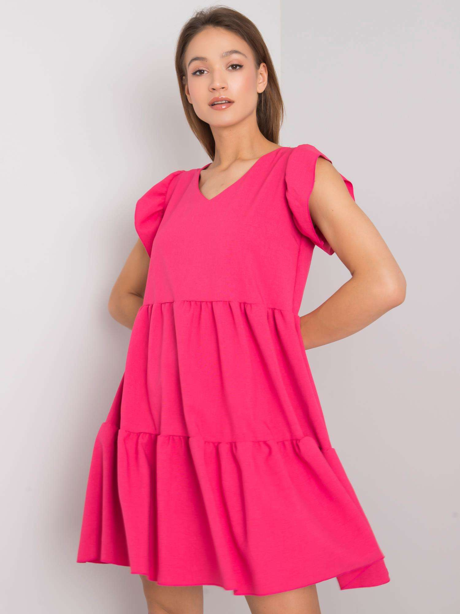 RUE PARIS Dress-WN-SK-704.83-dark pink