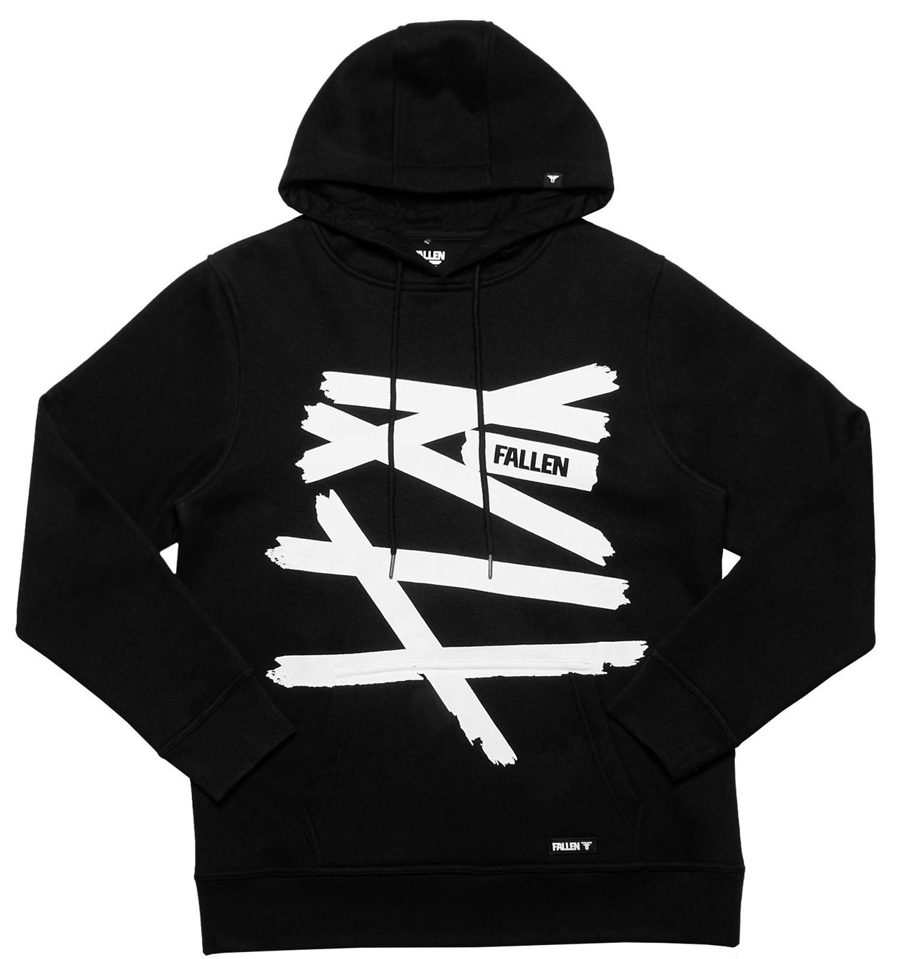 fallen Pánská mikina retro hoodie black/white