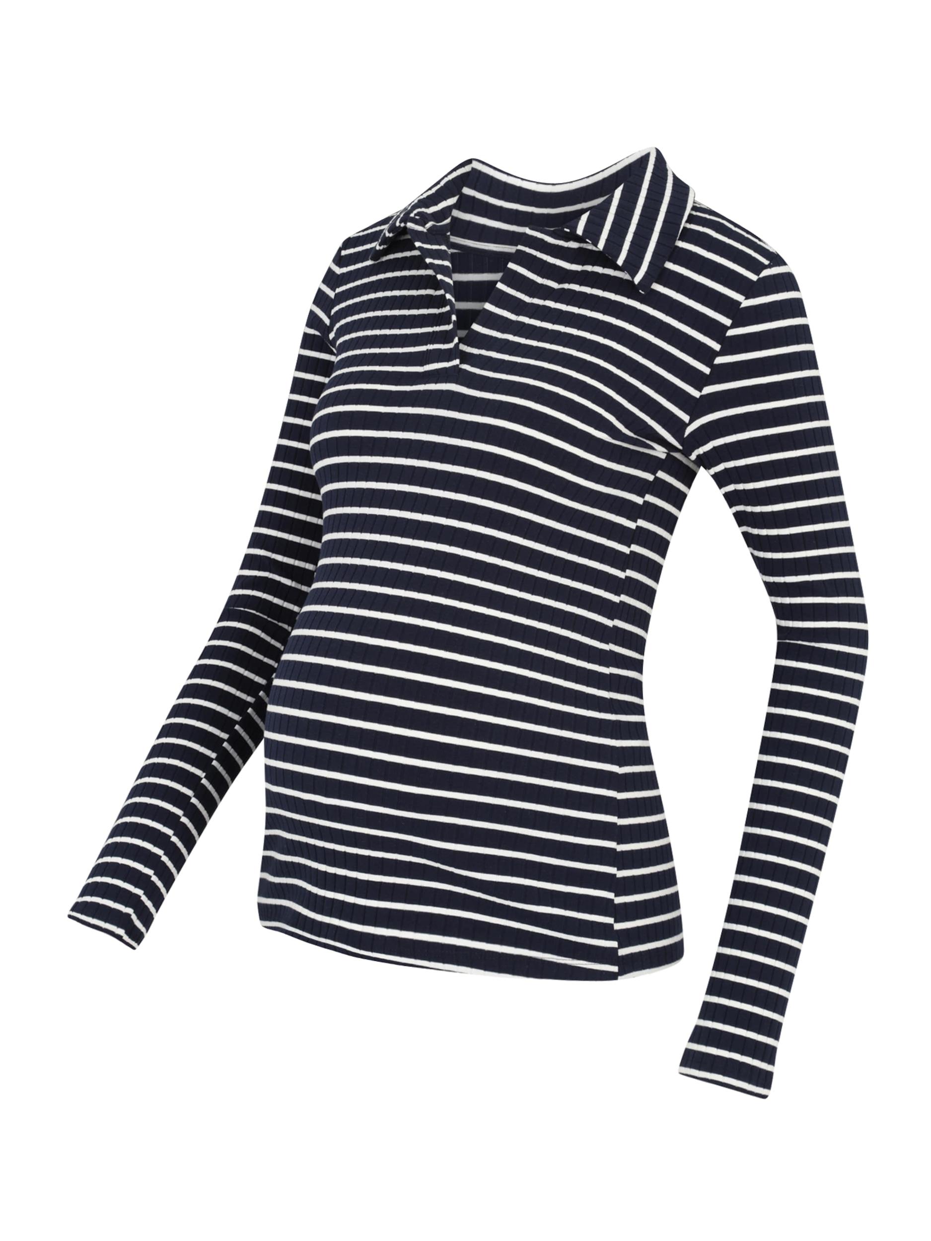 Vero Moda Maternity Tričko VMMSea tmavě modrá / bílá
