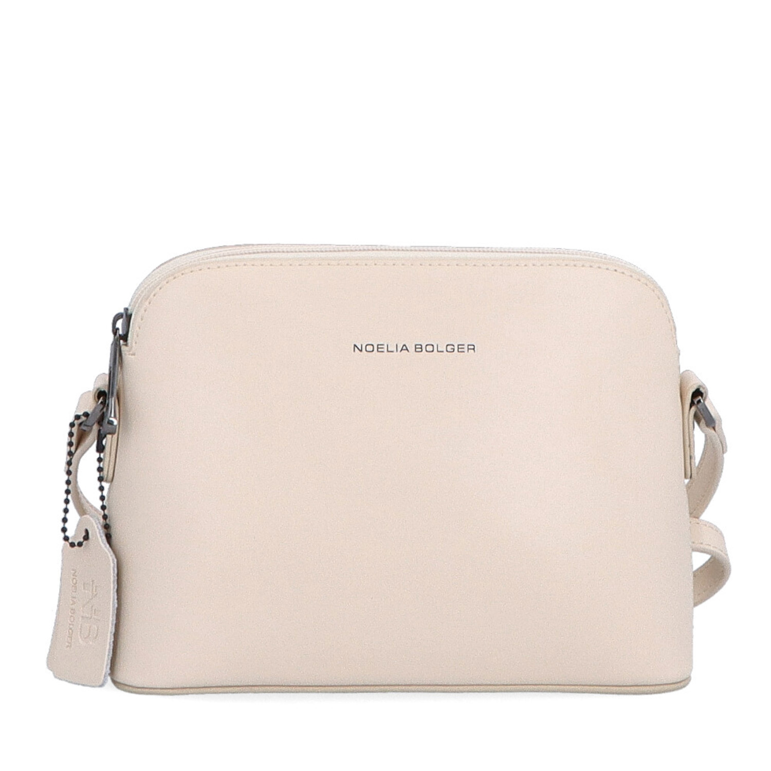 Kožená kabelka crossbody Noelia Bolger béžová NB 0096 BE