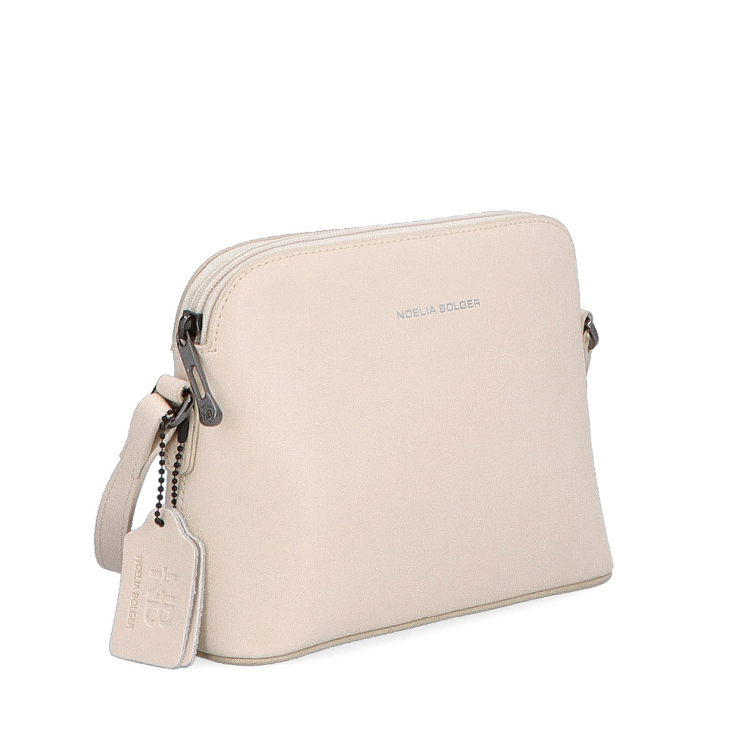 Kožená kabelka crossbody Noelia Bolger béžová NB 0096 BE