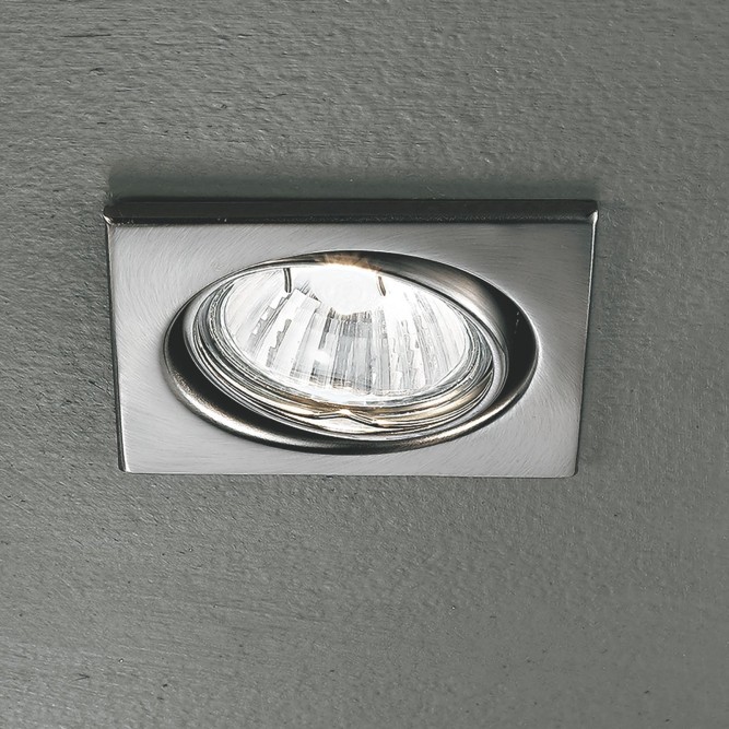 Orion PCV50_MCR Vestavné svítidlo výklopné - hranatý rámeček SQUARE satinovaný chrom