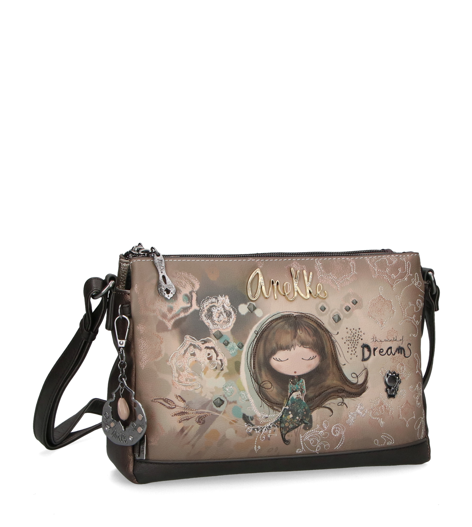 Anekke elegantní crossbody kabelka Real