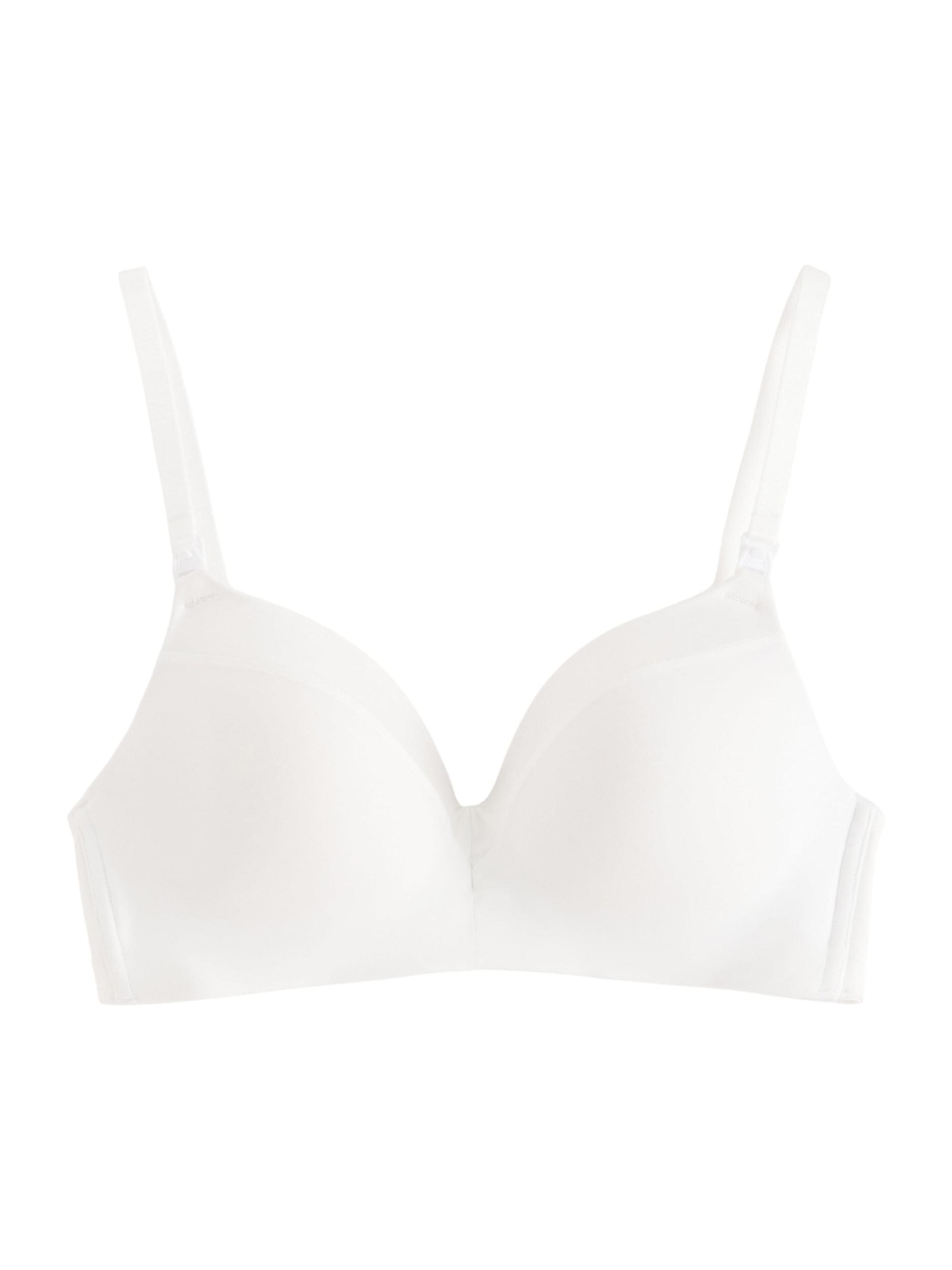 Lindex Maternity Kojící podprsenka bílá