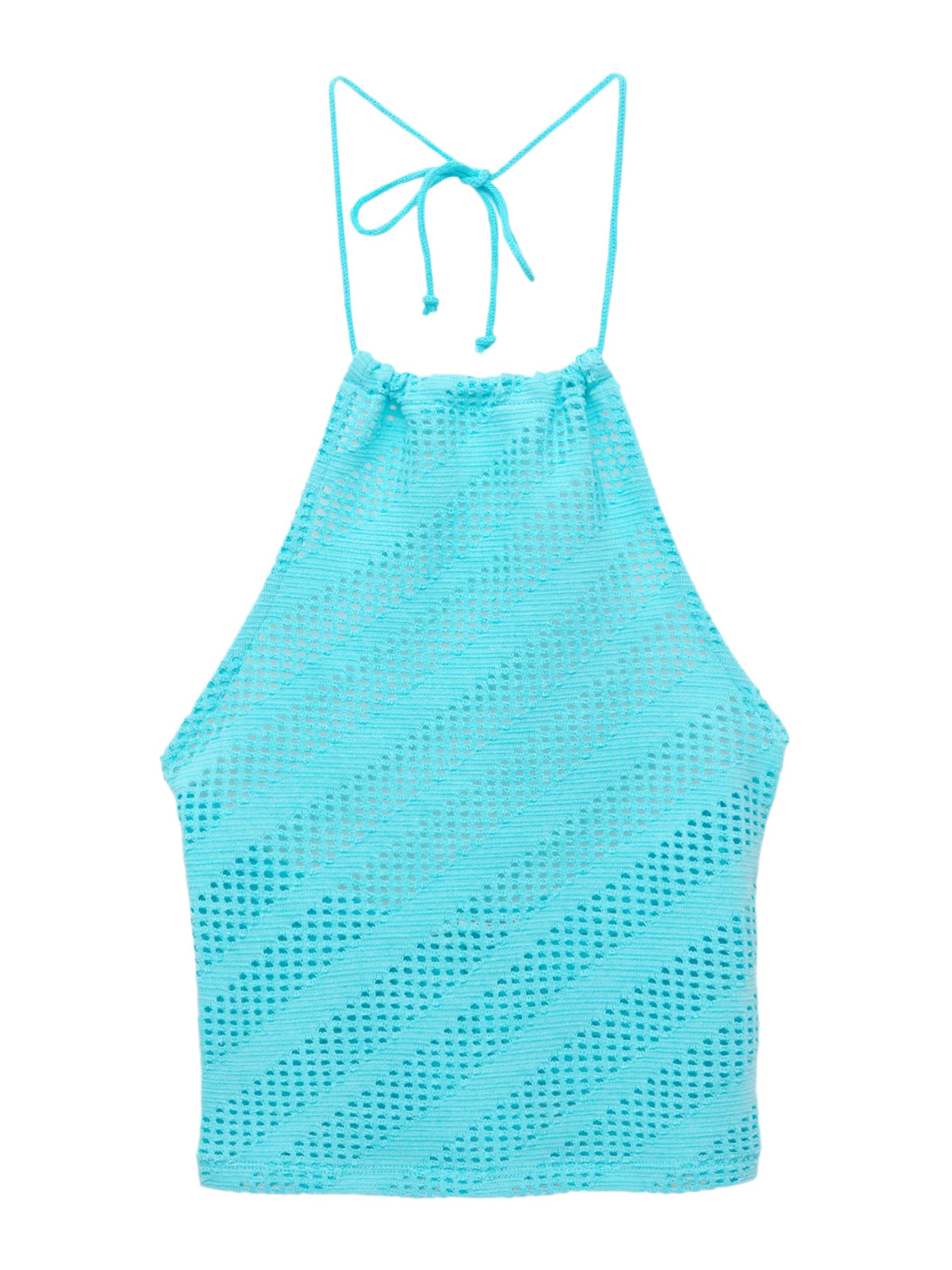 Pull&Bear Kardigany tyrkysová