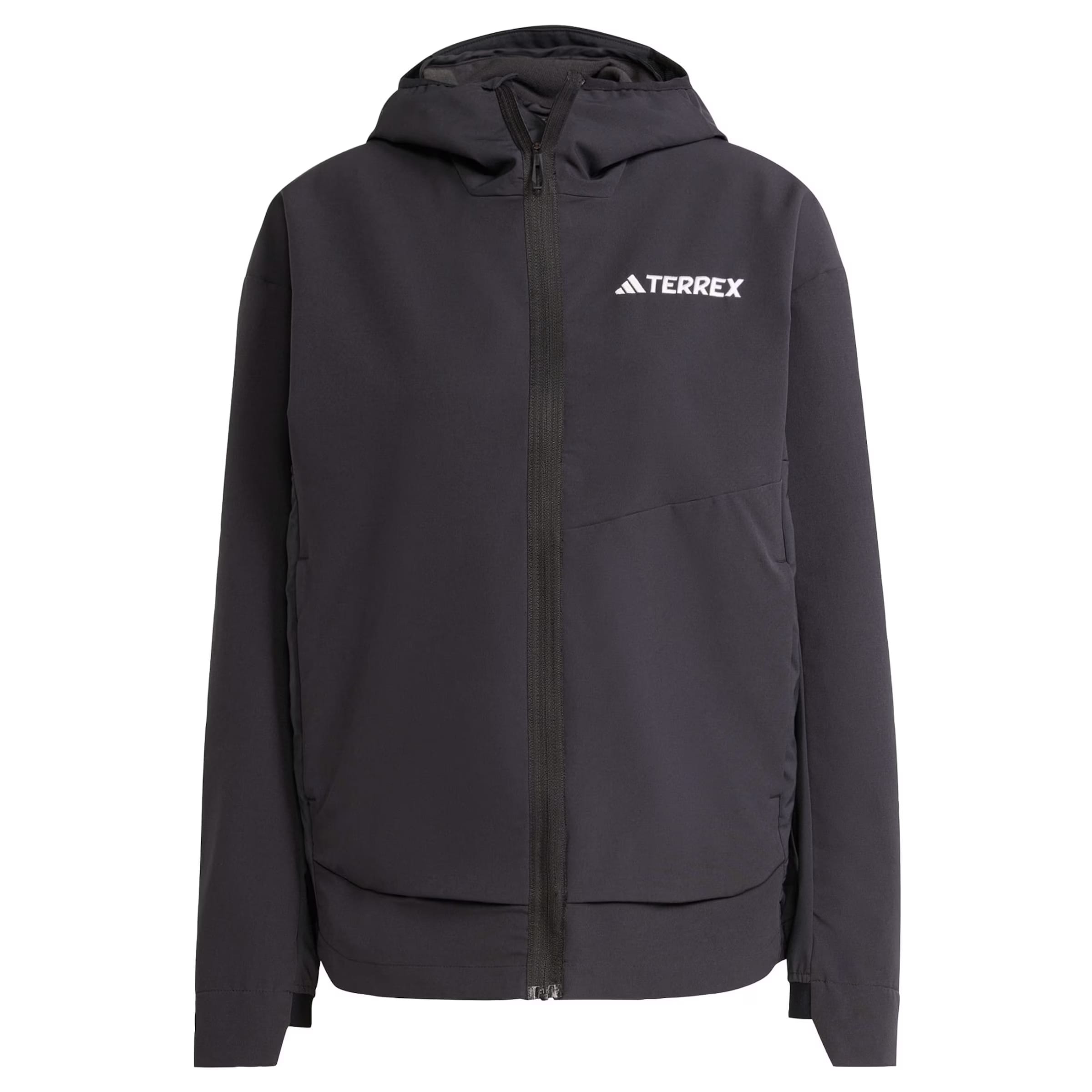 ADIDAS TERREX Outdoorová bunda 'Multi Softshell' černá / bílá