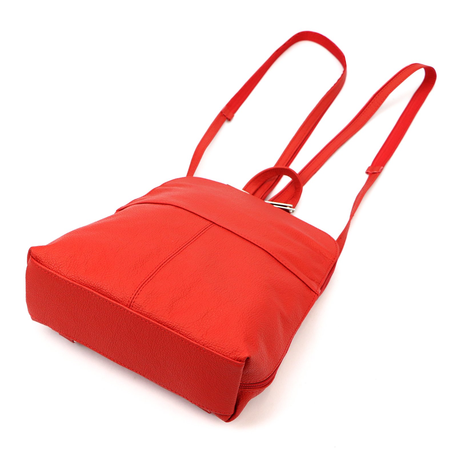 Dámský kožený batoh Voyager 517 červený