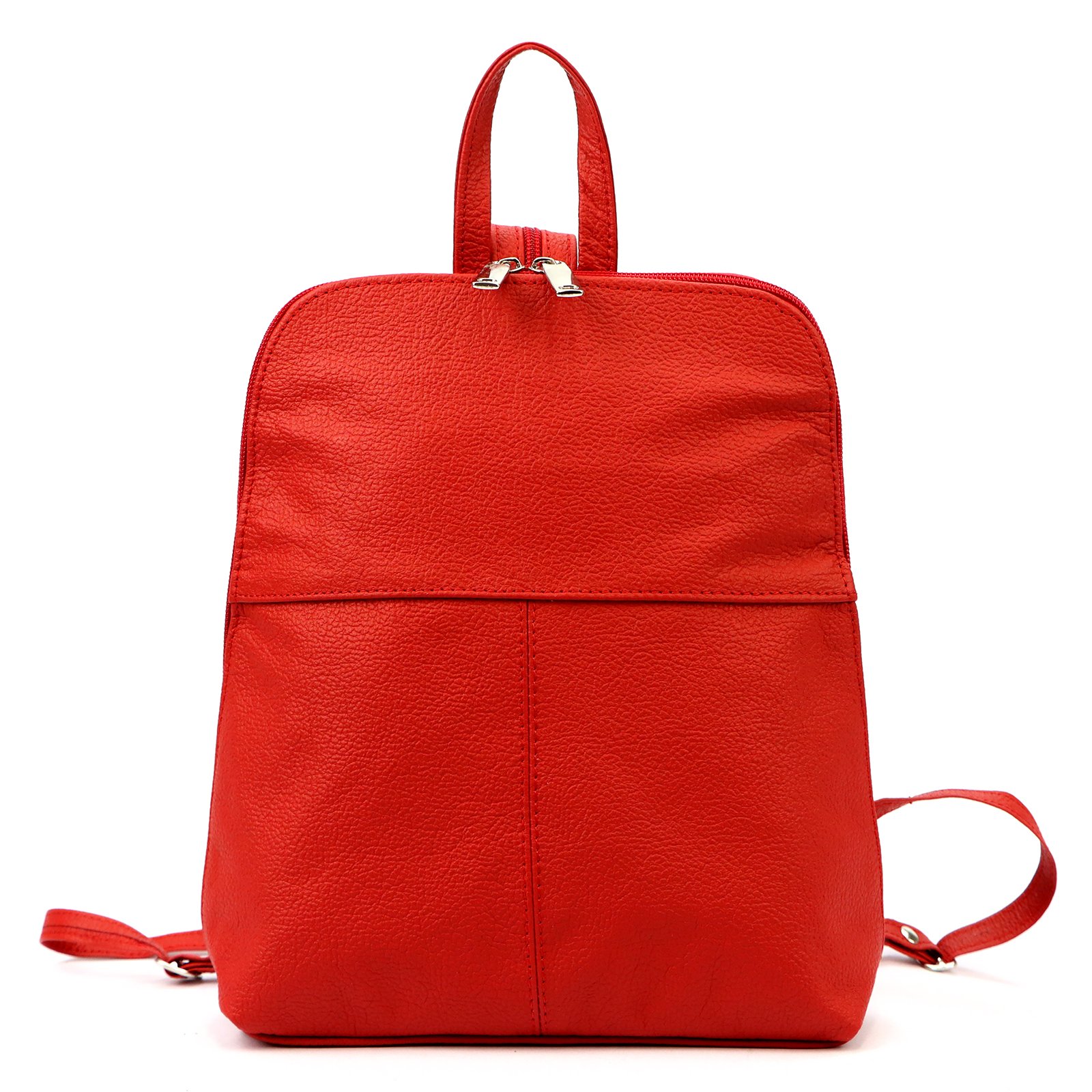 Dámský kožený batoh Voyager 517 červený