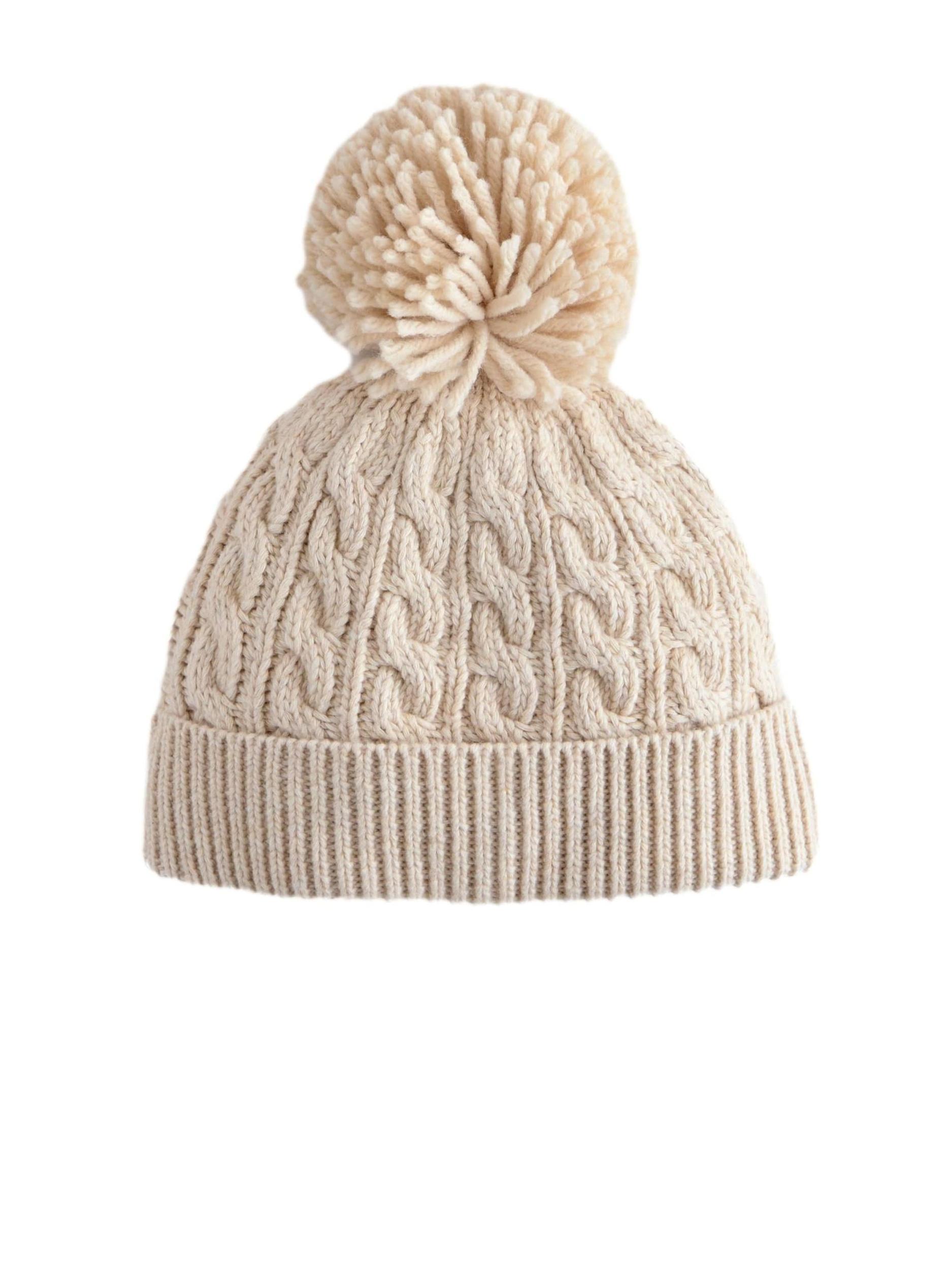 Next Čepice krémová