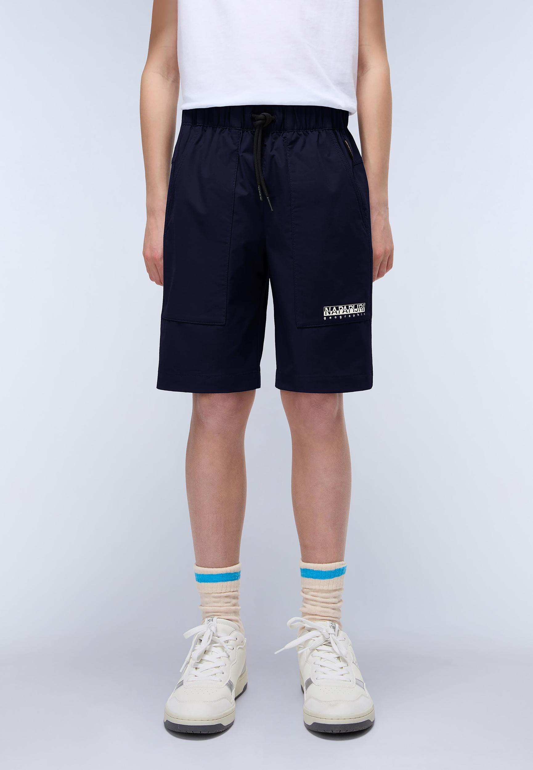 NAPAPIJRI Kalhoty 'K N-Marem' tmavě modrá / bílá