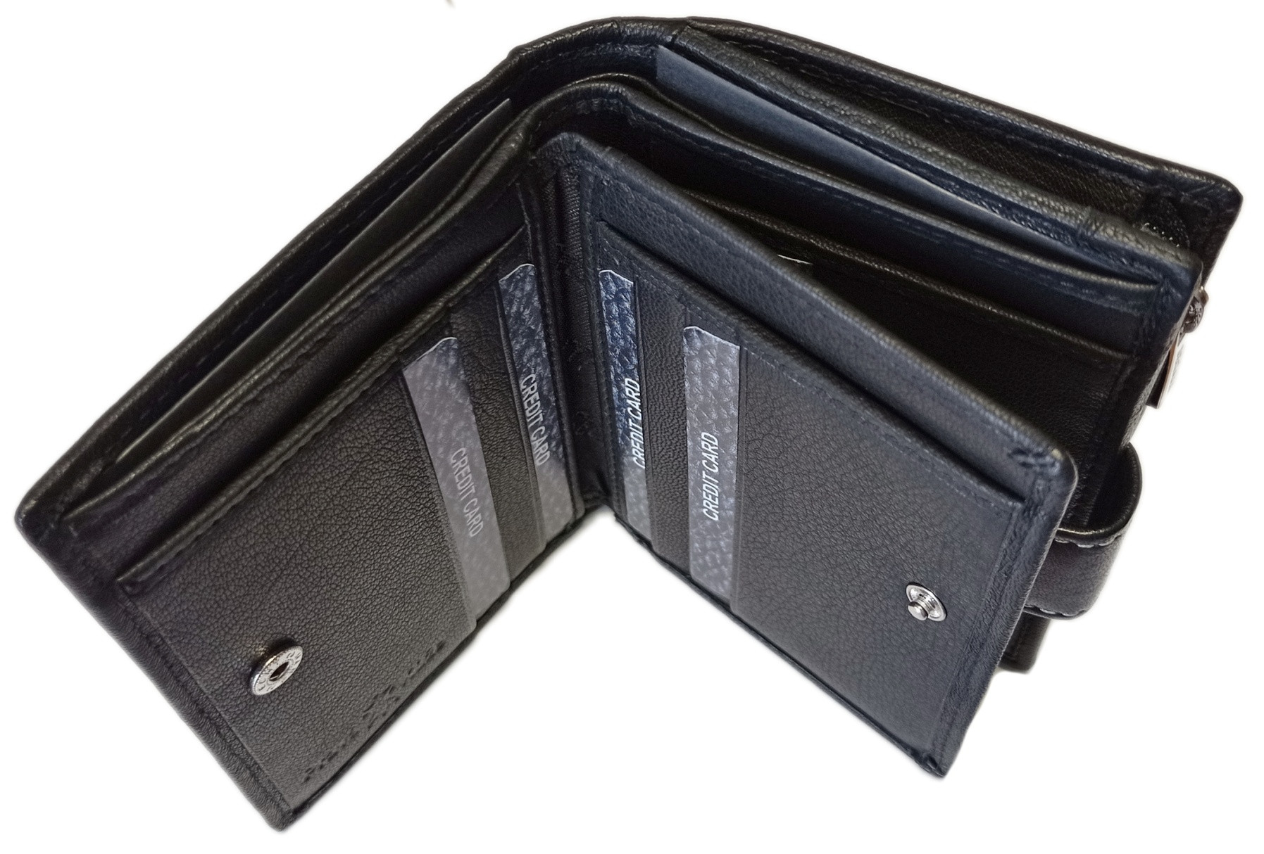 Segali SG-7319 dámská kožená peněženka černá