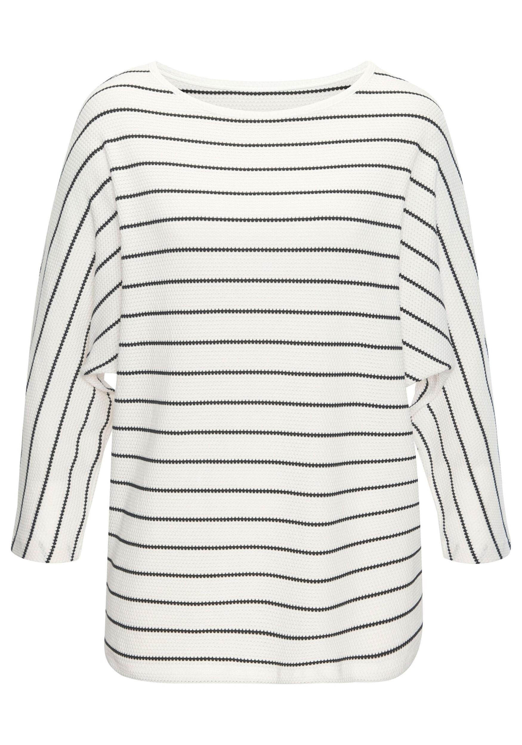 VIVANCE Tričko černá / bílá