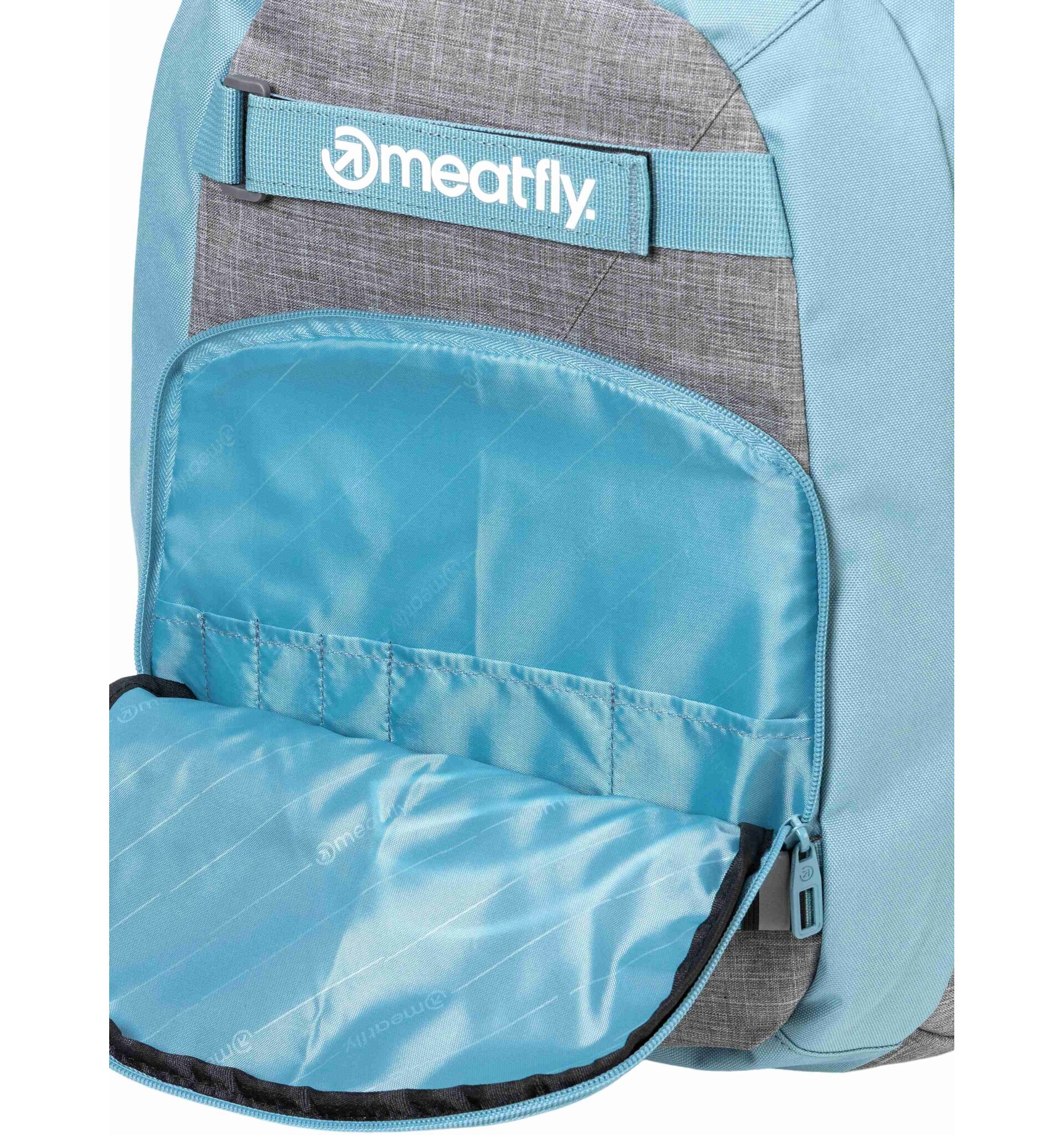 Meatfly batoh Exile Grey Heather / Aqua 24 L + PENÁL ZDARMA