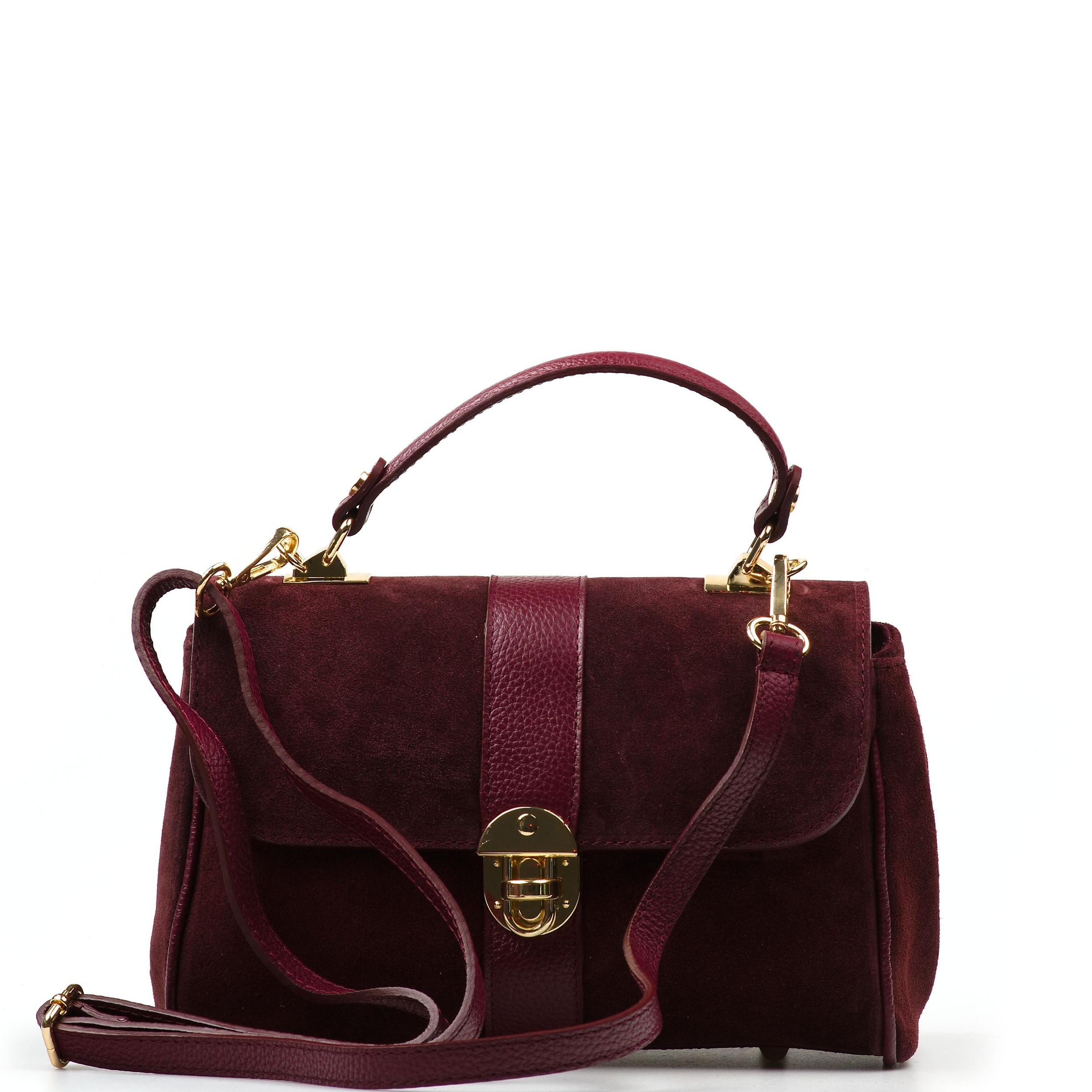 Blaire Kožená kabelka Rada bordó