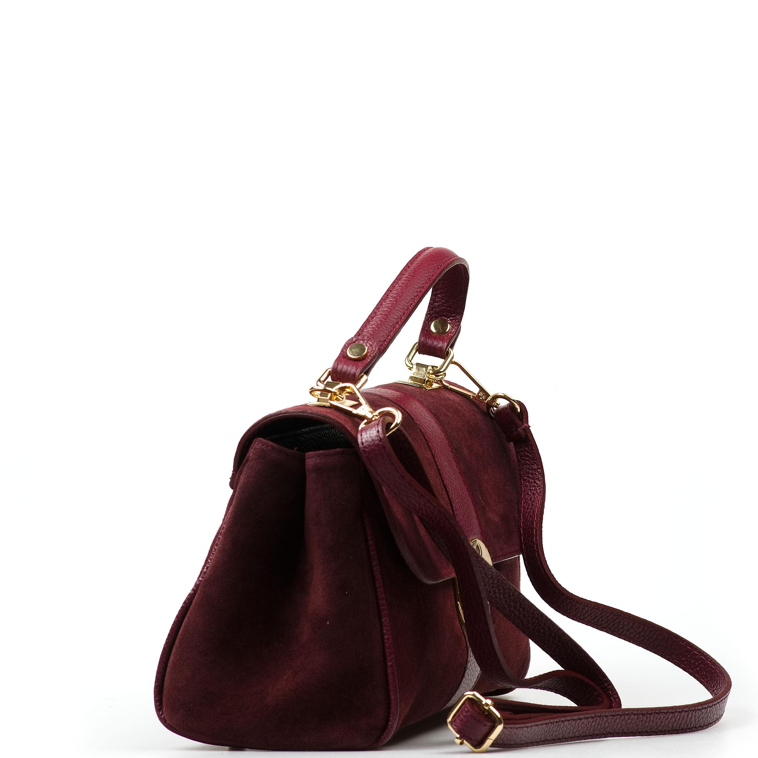 Blaire Kožená kabelka Rada bordó