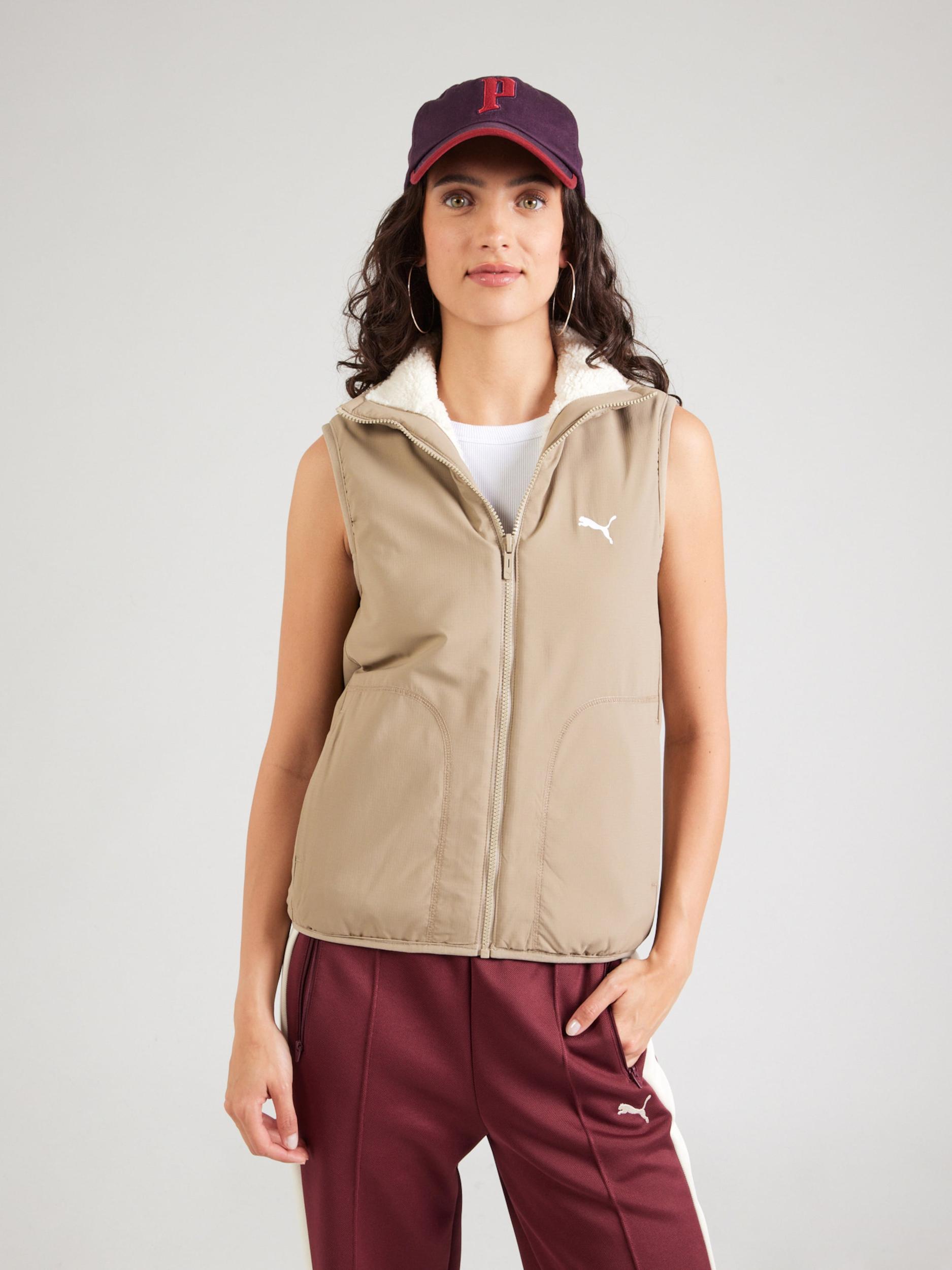 PUMA Vesta tmavě béžová / bílá