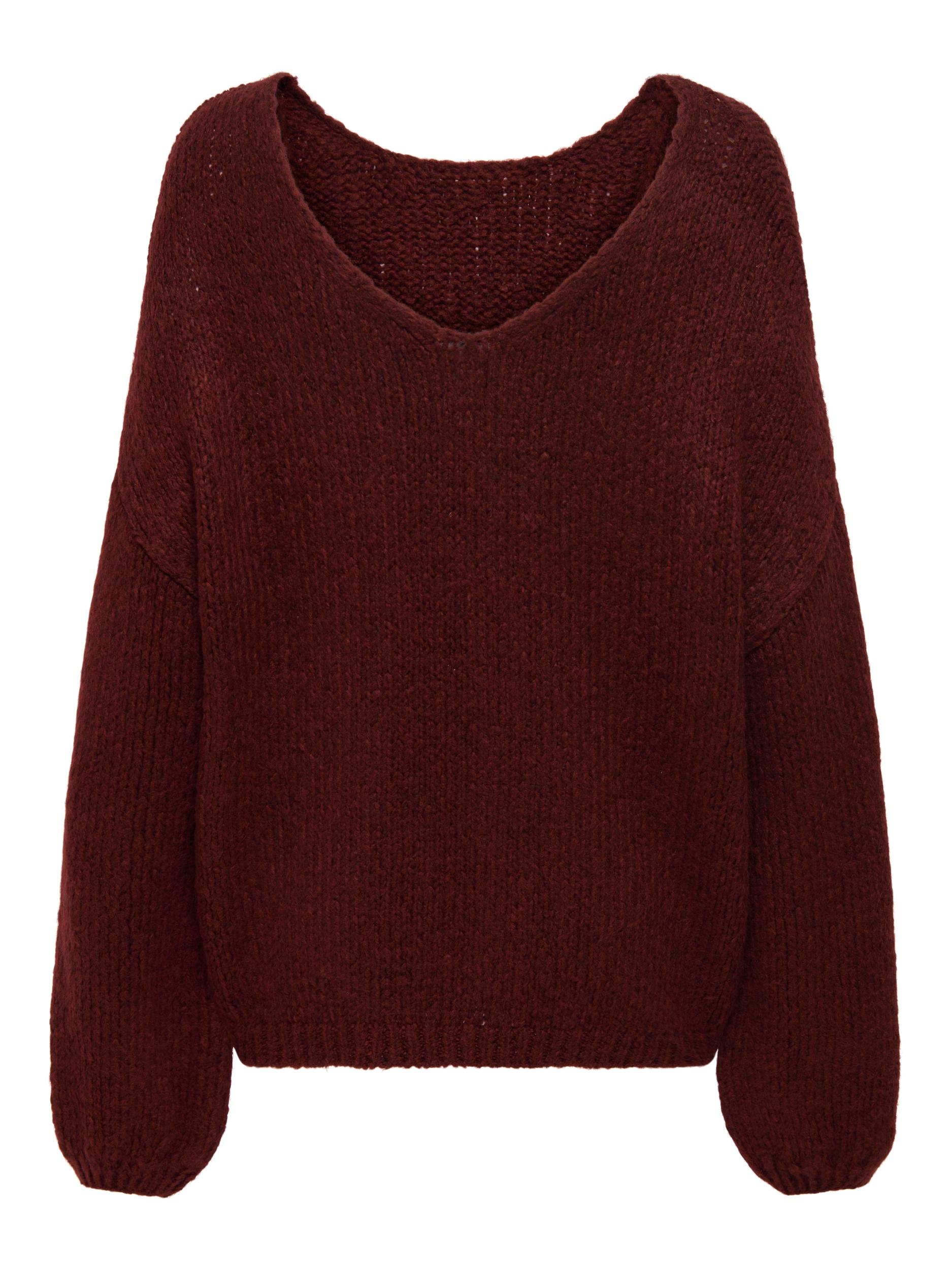 JDY Svetr 'JDYDINEA' vínově červená