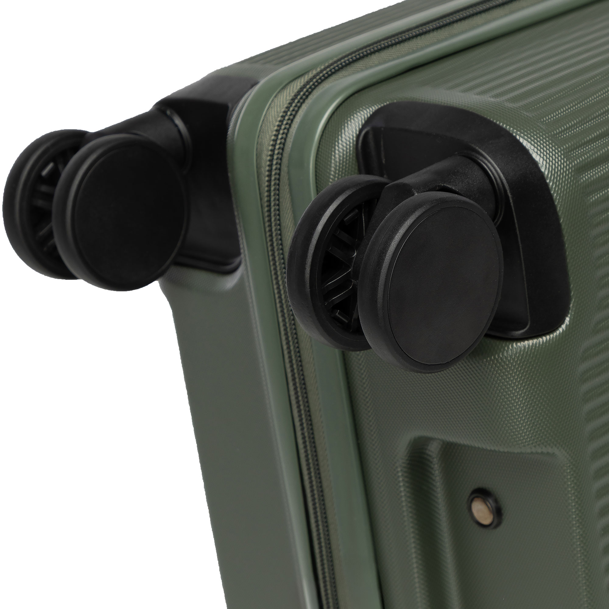 Wittchen Malý khaki kufr z ABS s jemnými pruhy