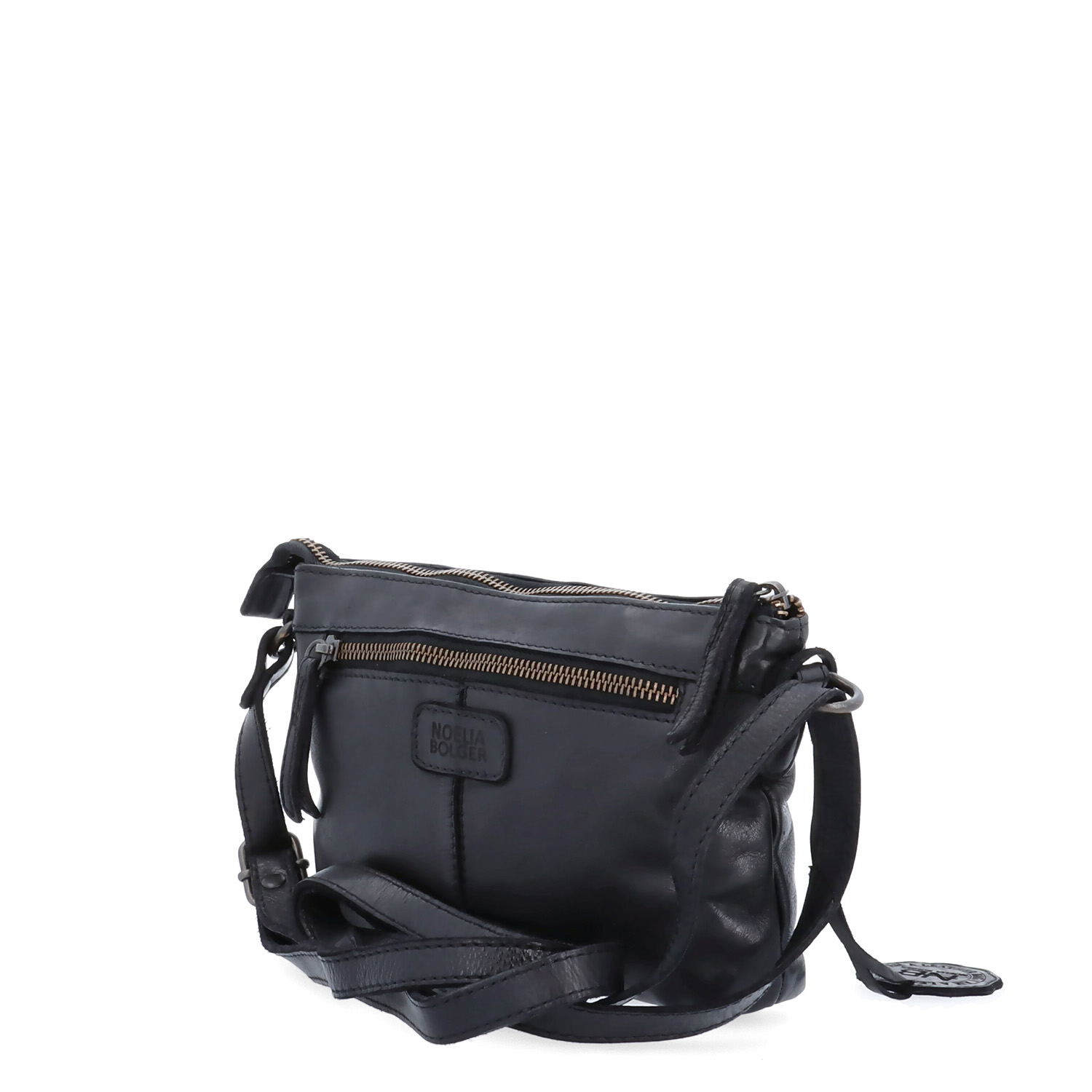 Kožená kabelka crossbody Noelia Bolger černá NB 2414 C