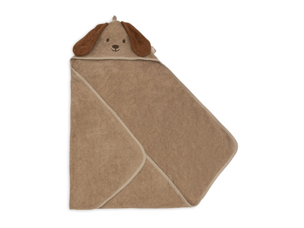 JOLLEIN Osuška s kapucí froté 75x75cm pejsek Diego