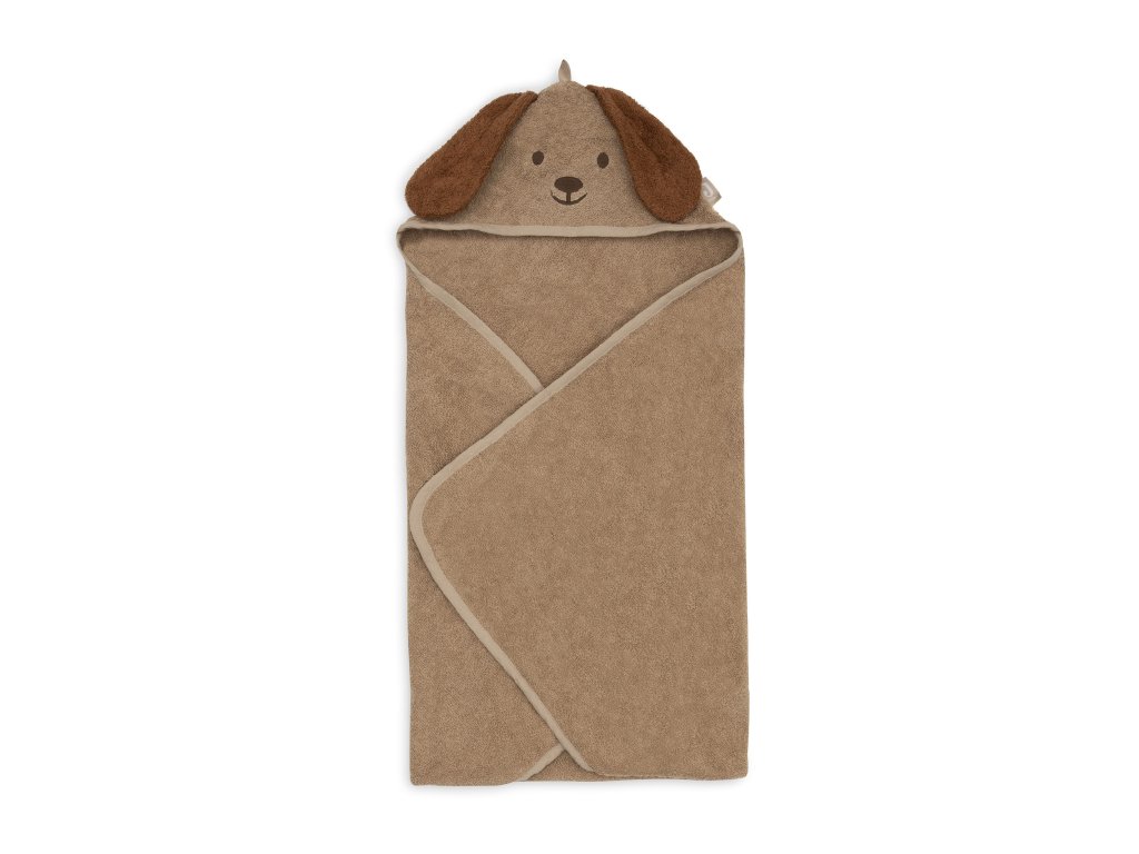 JOLLEIN Osuška s kapucí froté 75x75cm pejsek Diego