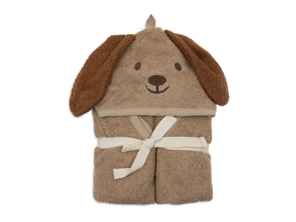 JOLLEIN Osuška s kapucí froté 75x75cm pejsek Diego