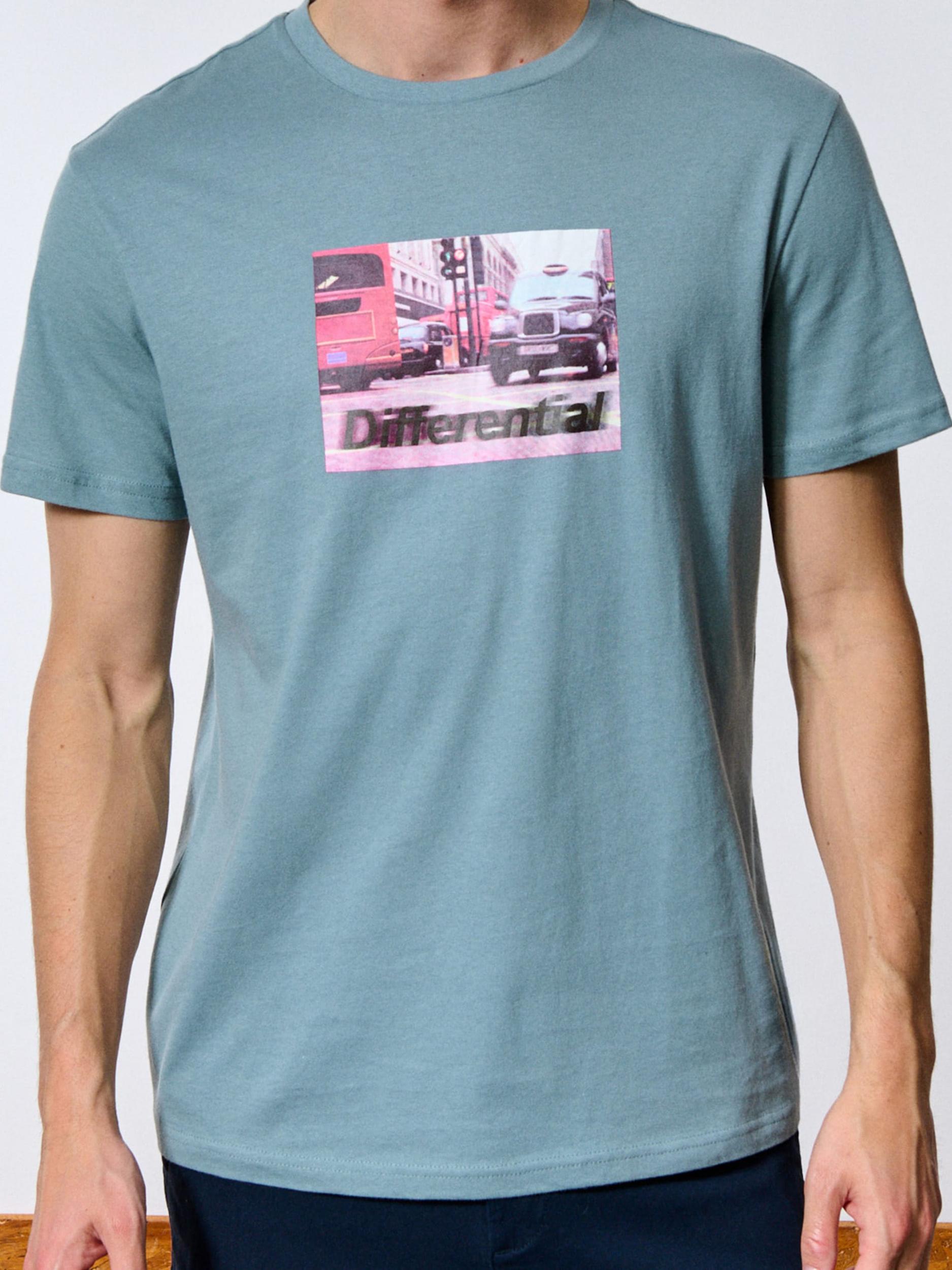 Sinsay - Tričko s potiskem - modrá