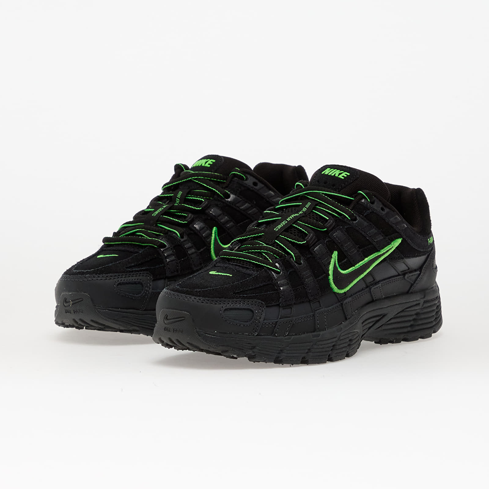 Nike P-6000 Prm Black/ Green Strike-Anthracite