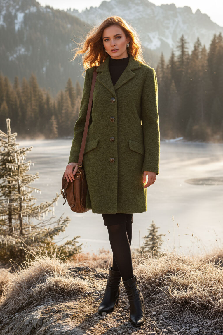 TopMode Vlněný kabát