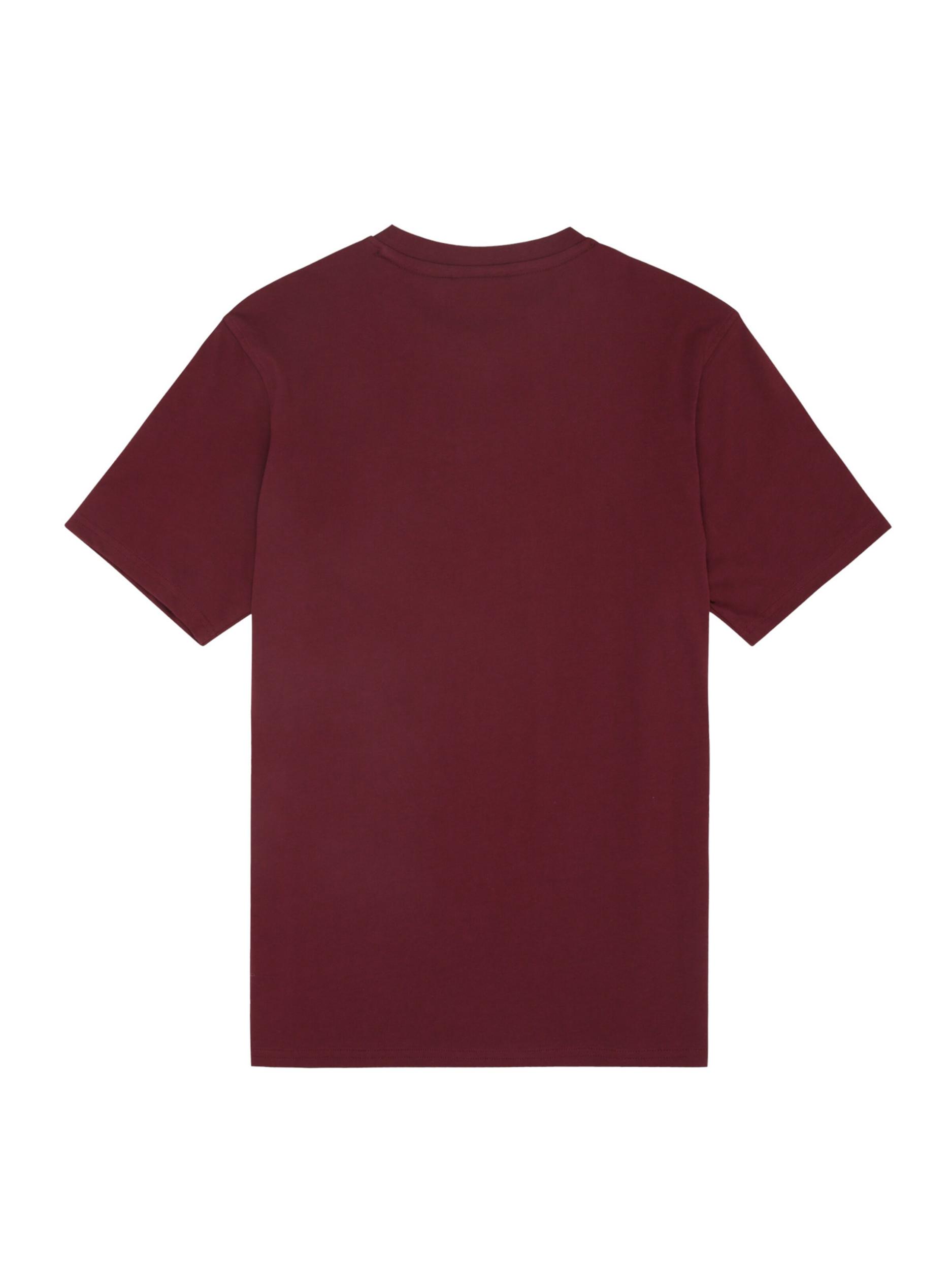 FILA Tričko 'Biella' tmavě červená / černá / bílá