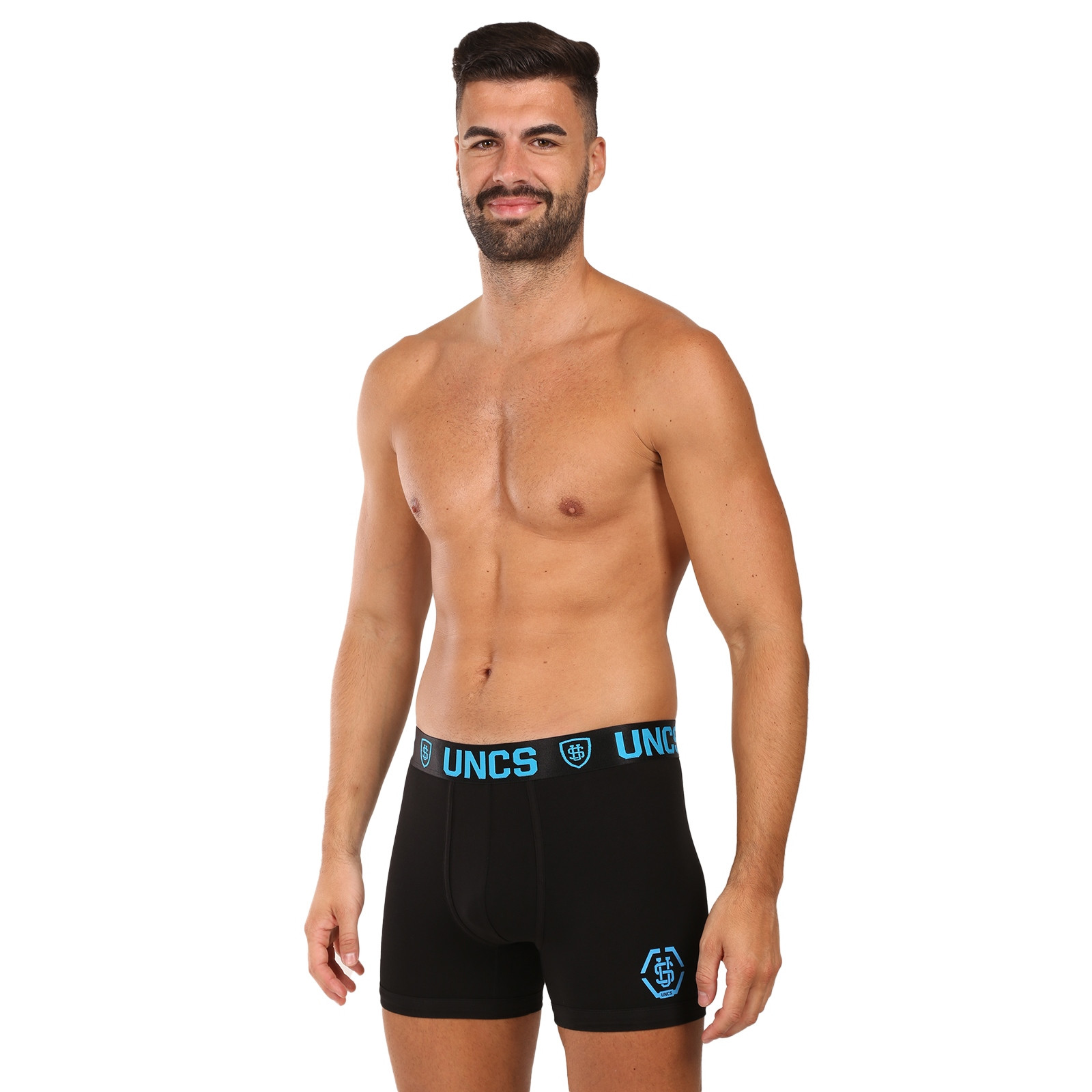 5PACK pánské boxerky UNCS černé (24Z207PSPP)
