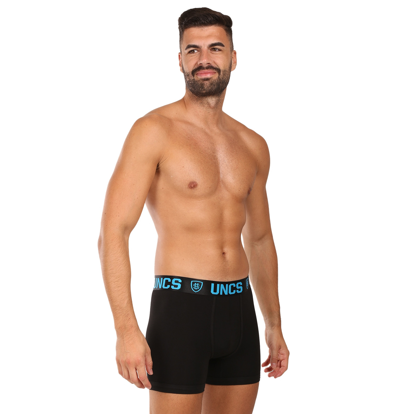 5PACK pánské boxerky UNCS černé (24Z207PSPP)