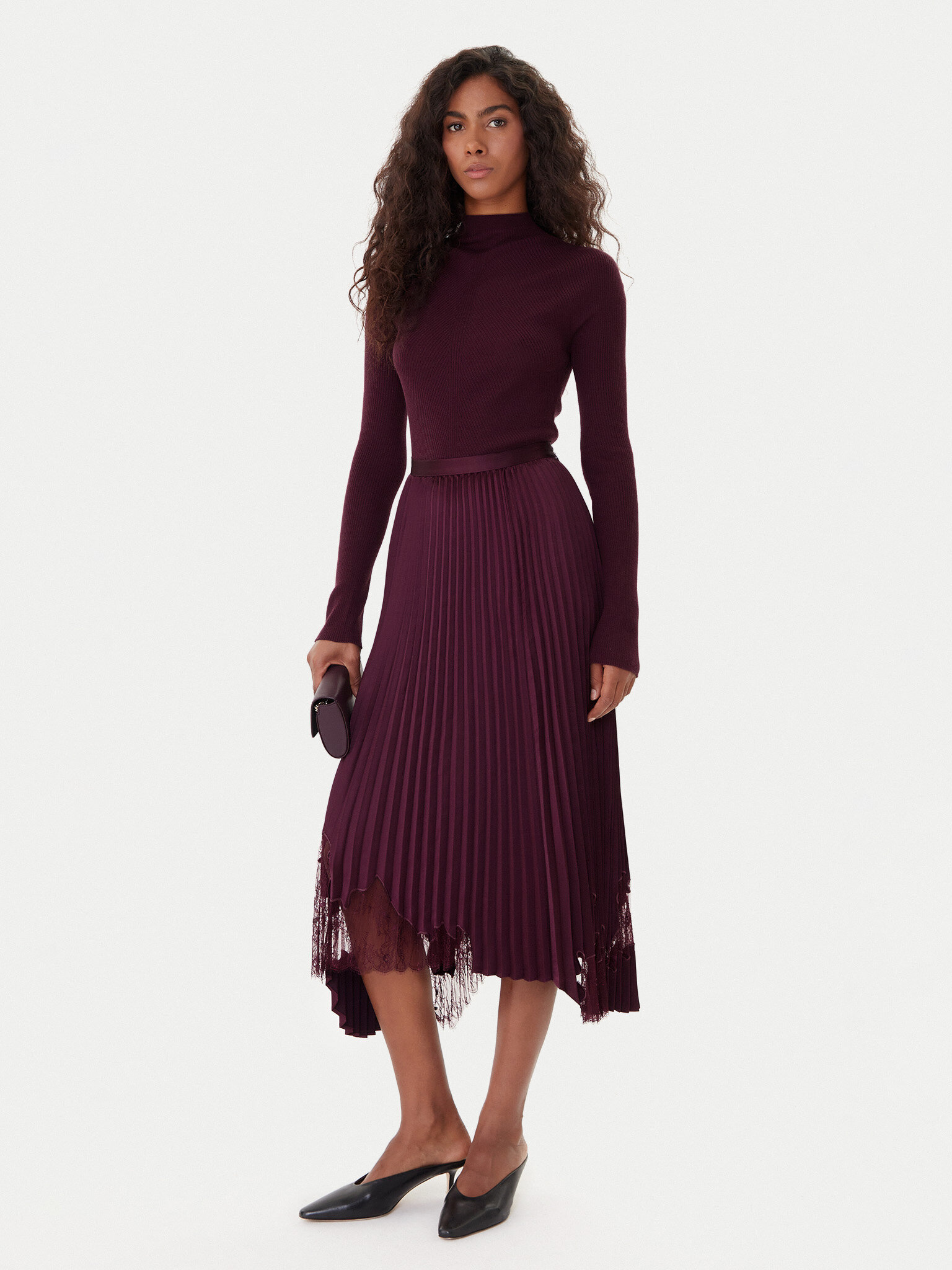 Plisovaná sukně BOSS