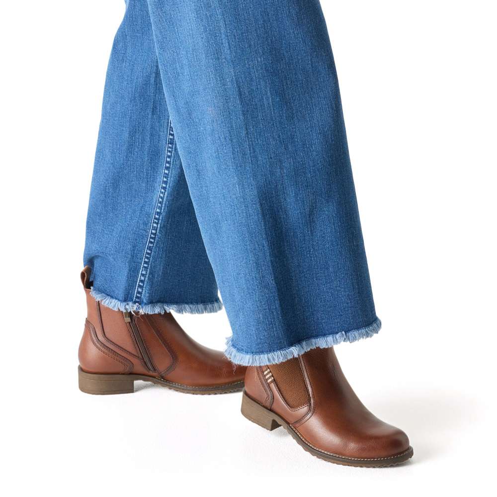 RIEKER Dámská kotníková obuv TAMARIS 25821-45-348 hnědá