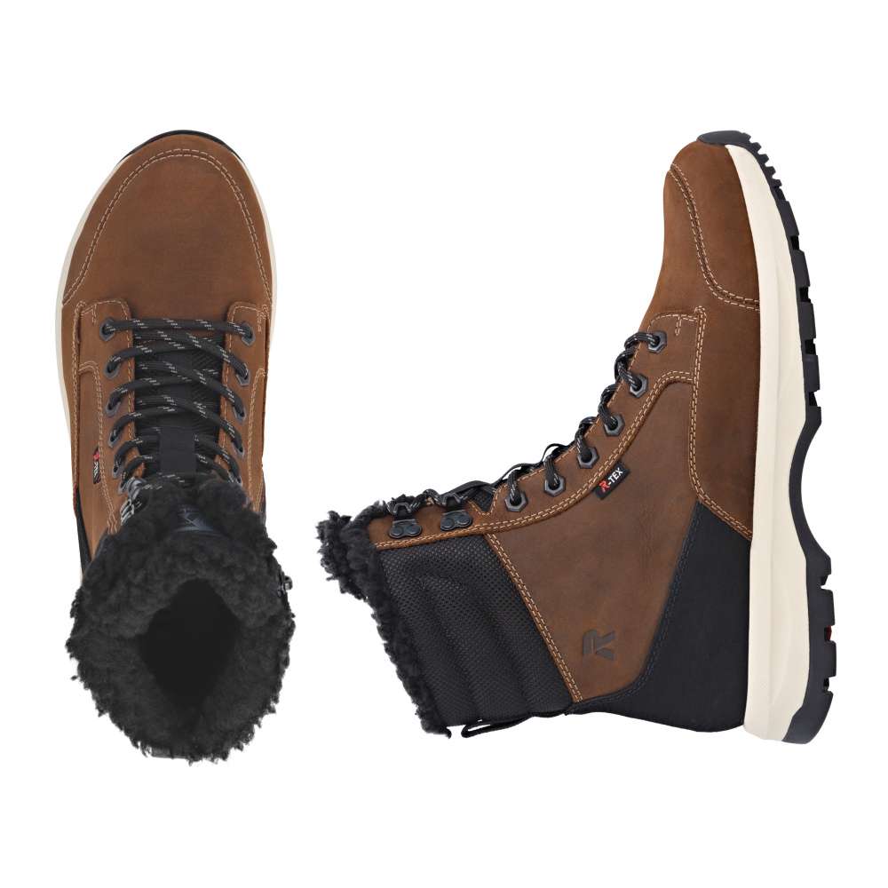 Pánská kotníková obuv RIEKER U1672-22 hnědá