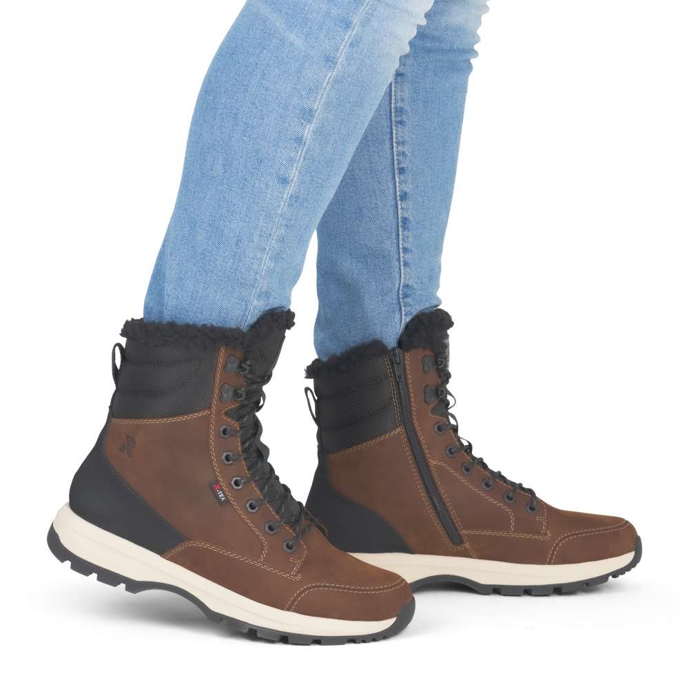 Pánská kotníková obuv RIEKER U1672-22 hnědá