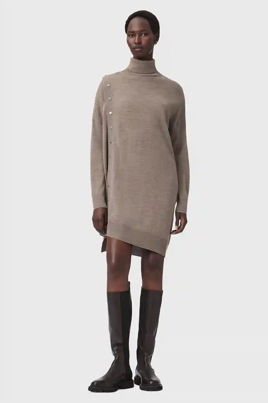 Vlněné šaty AllSaints UMI