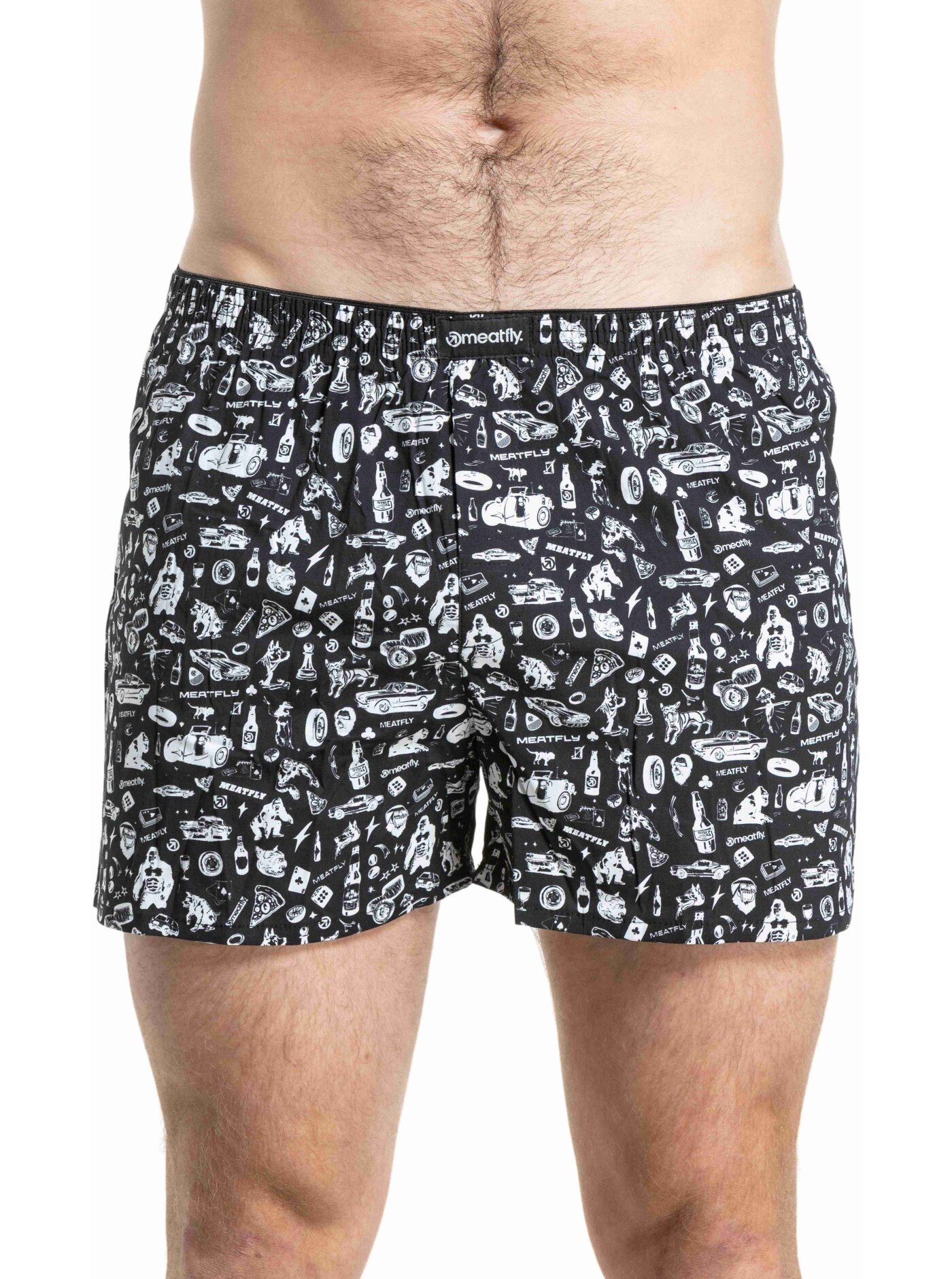 Meatfly pánské trenýrky Agostino Riot Act Seamless Double Pack | Mnohobarevná