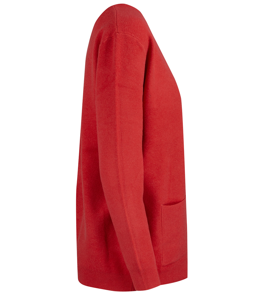 Pri Classic warm thick short LEOILA sweater with button closure