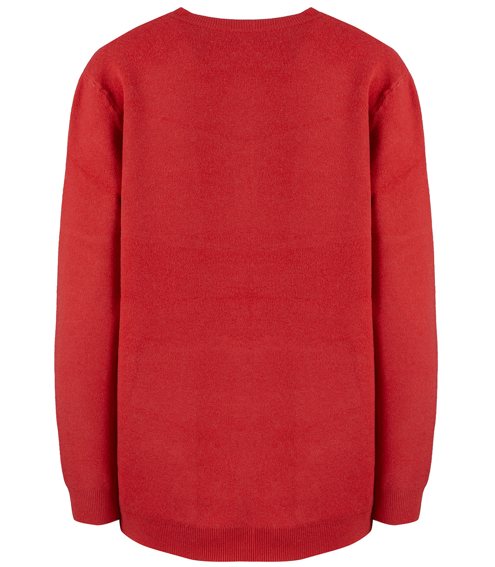 Pri Classic warm thick short LEOILA sweater with button closure