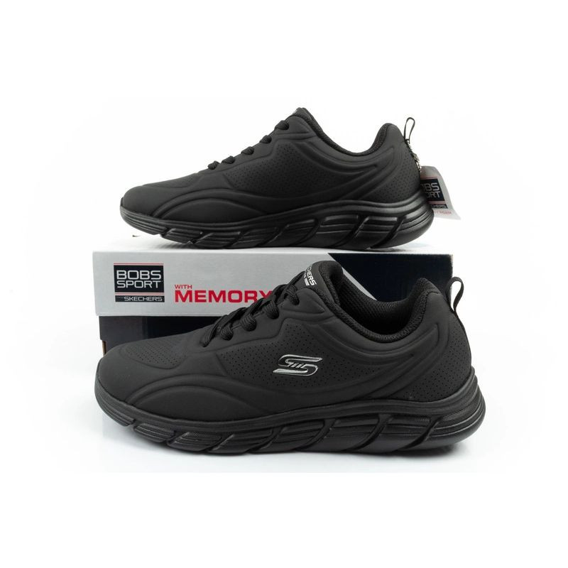 Skechers Bobs B Flex sportovní boty tenisky dámské módní černé dámské