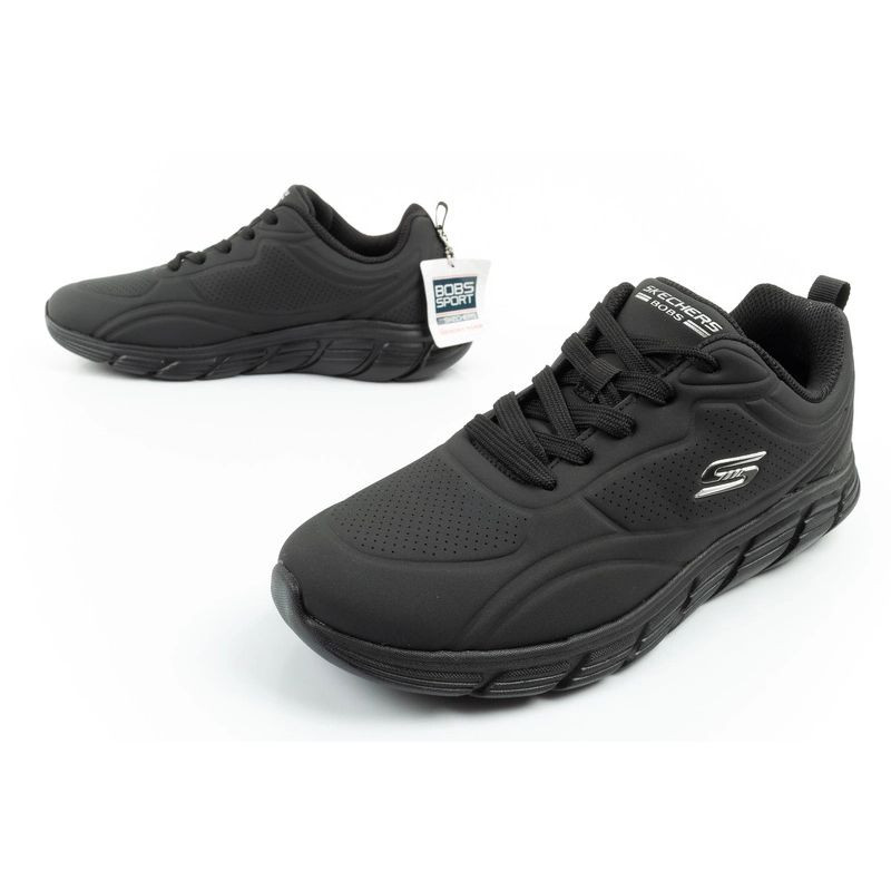 Skechers Bobs B Flex sportovní boty tenisky dámské módní černé dámské
