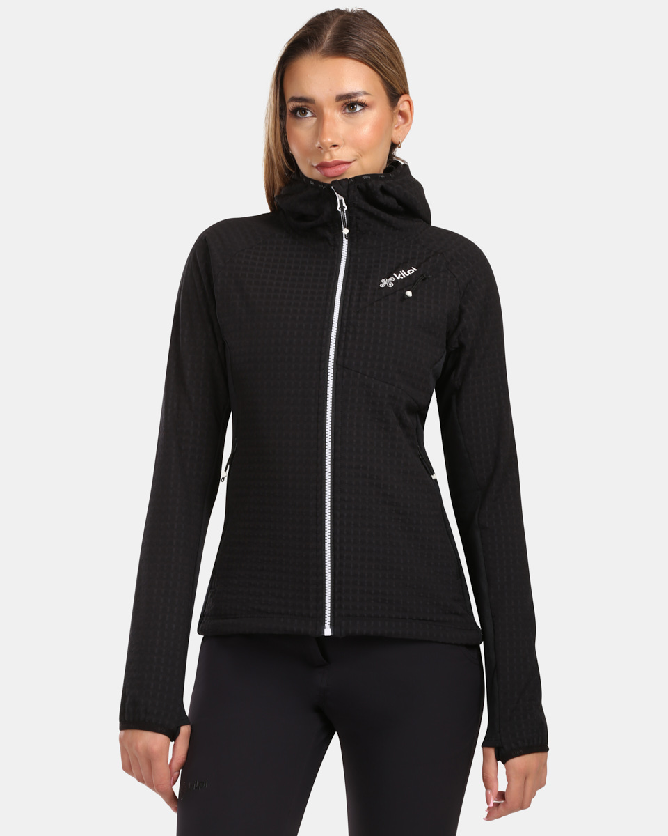 Dámská fleecová mikina s kapucí Kilpi FRENSIS-W černá