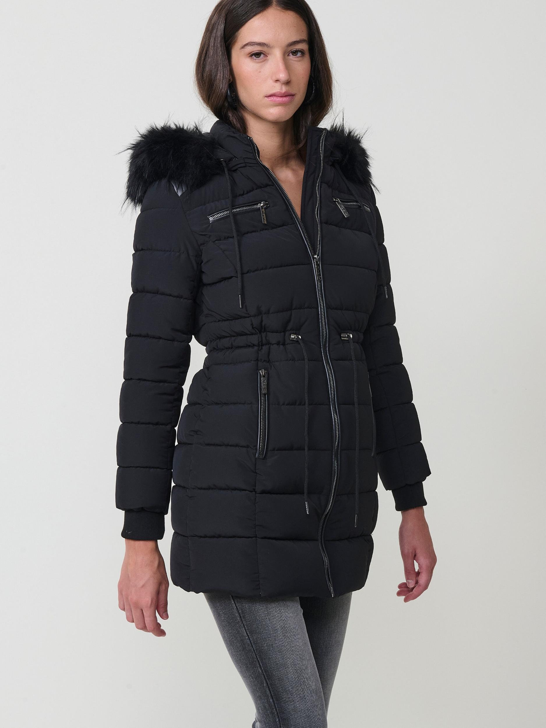 KOROSHI Zimní bunda černá