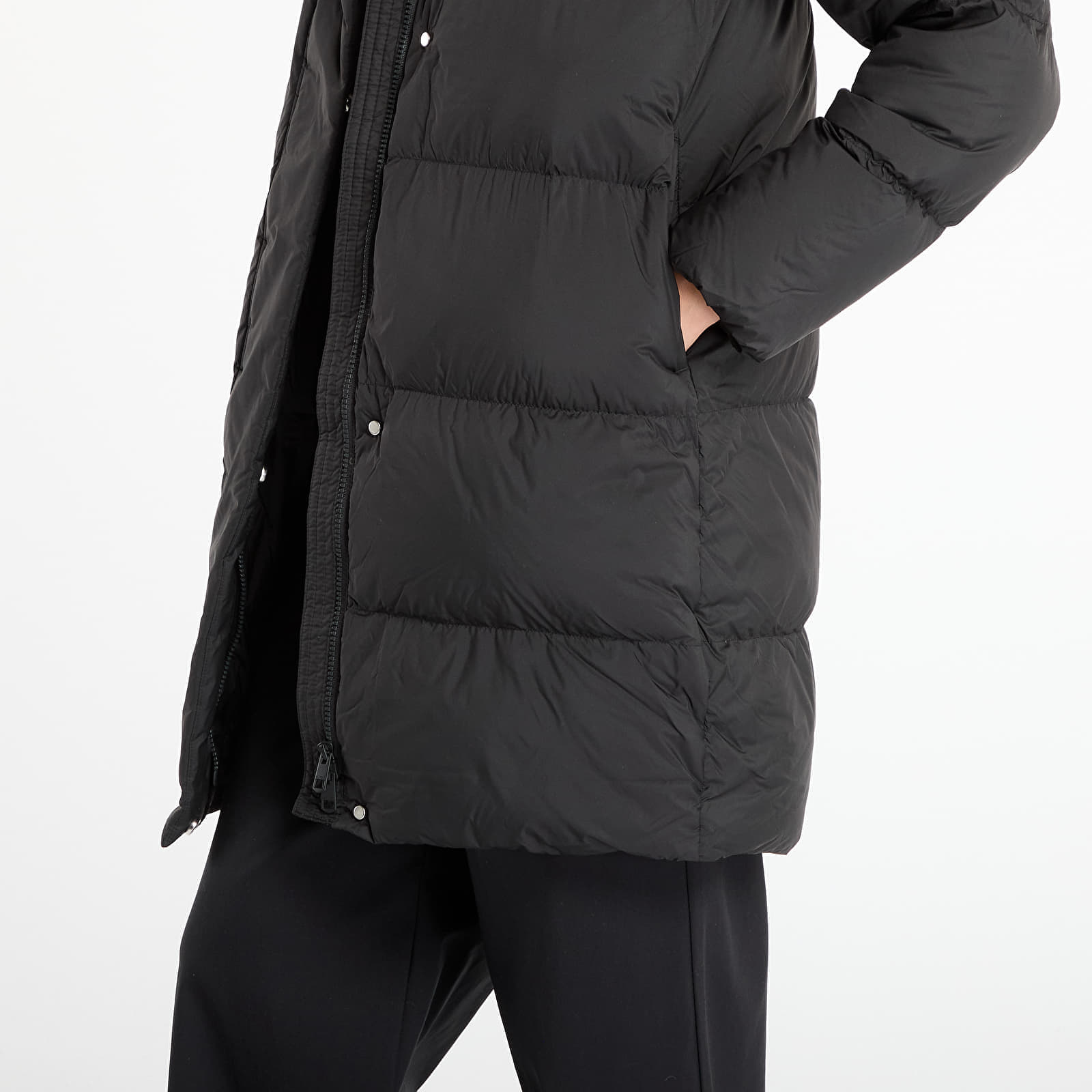 Kabát Tommy Hilfiger Modern Down Reg Coat Black M