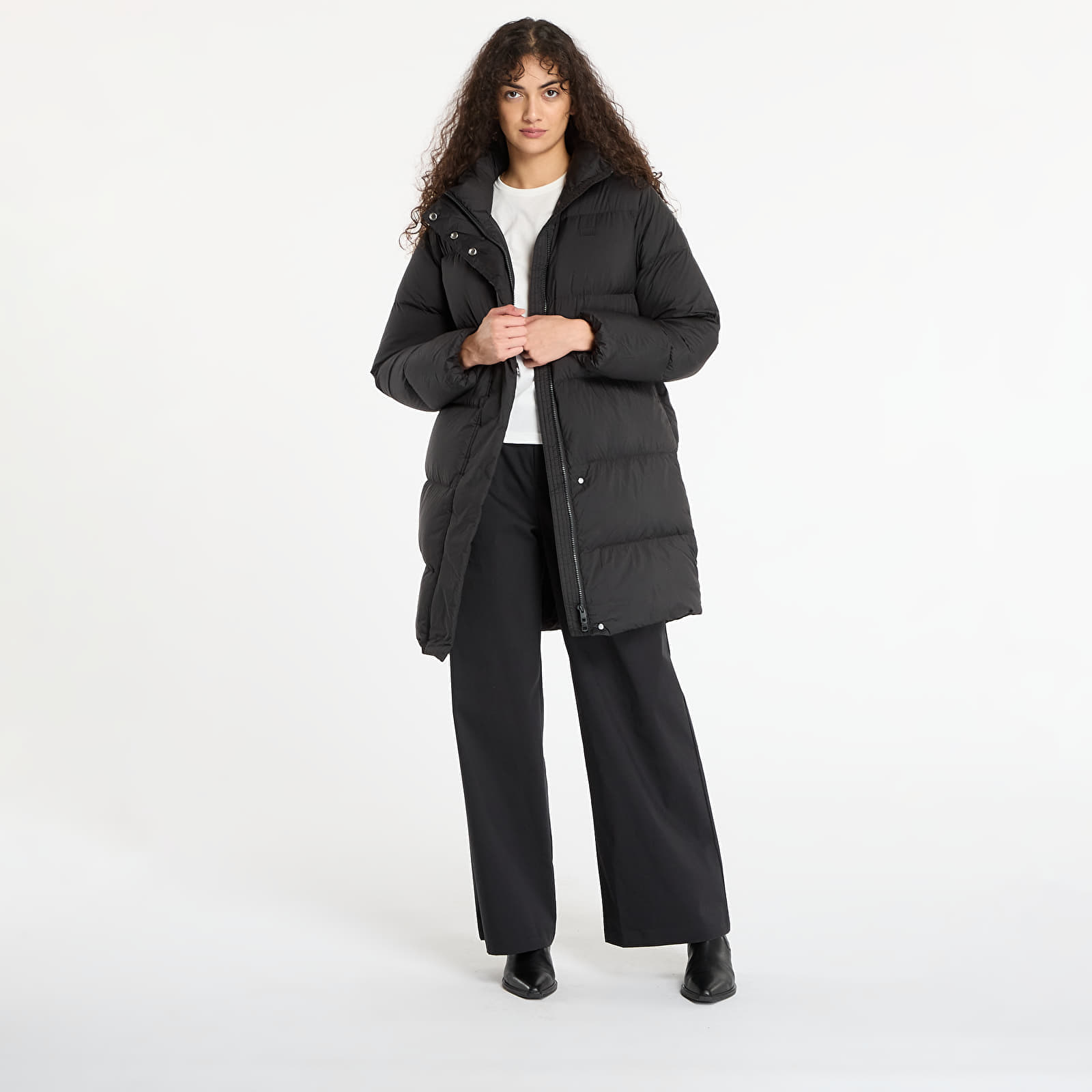 Kabát Tommy Hilfiger Modern Down Reg Coat Black M