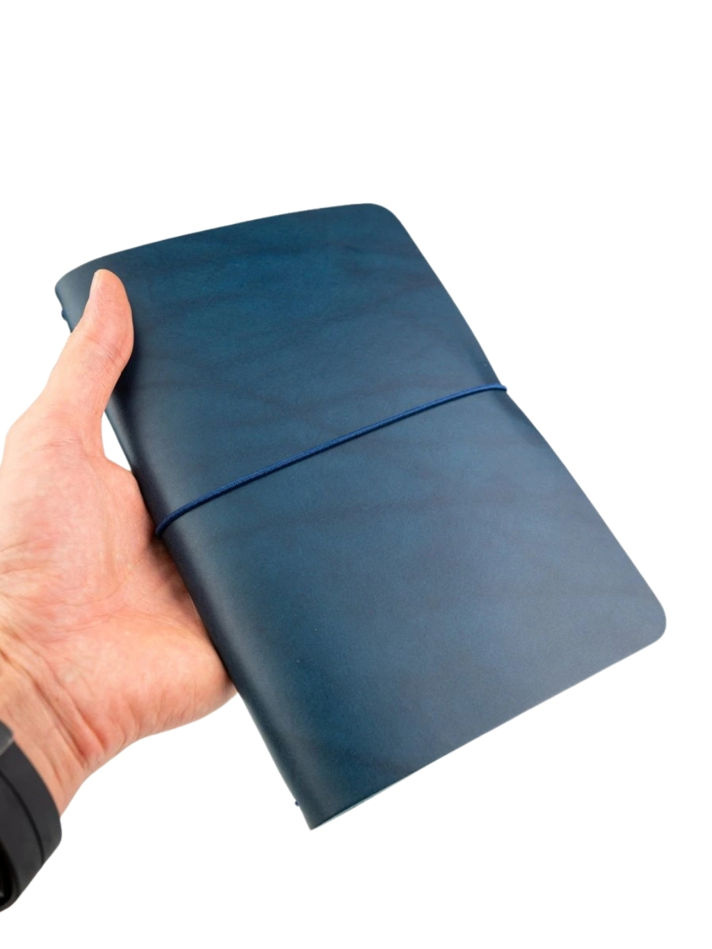 Kožedělník Midori zápisník A5 - modrý