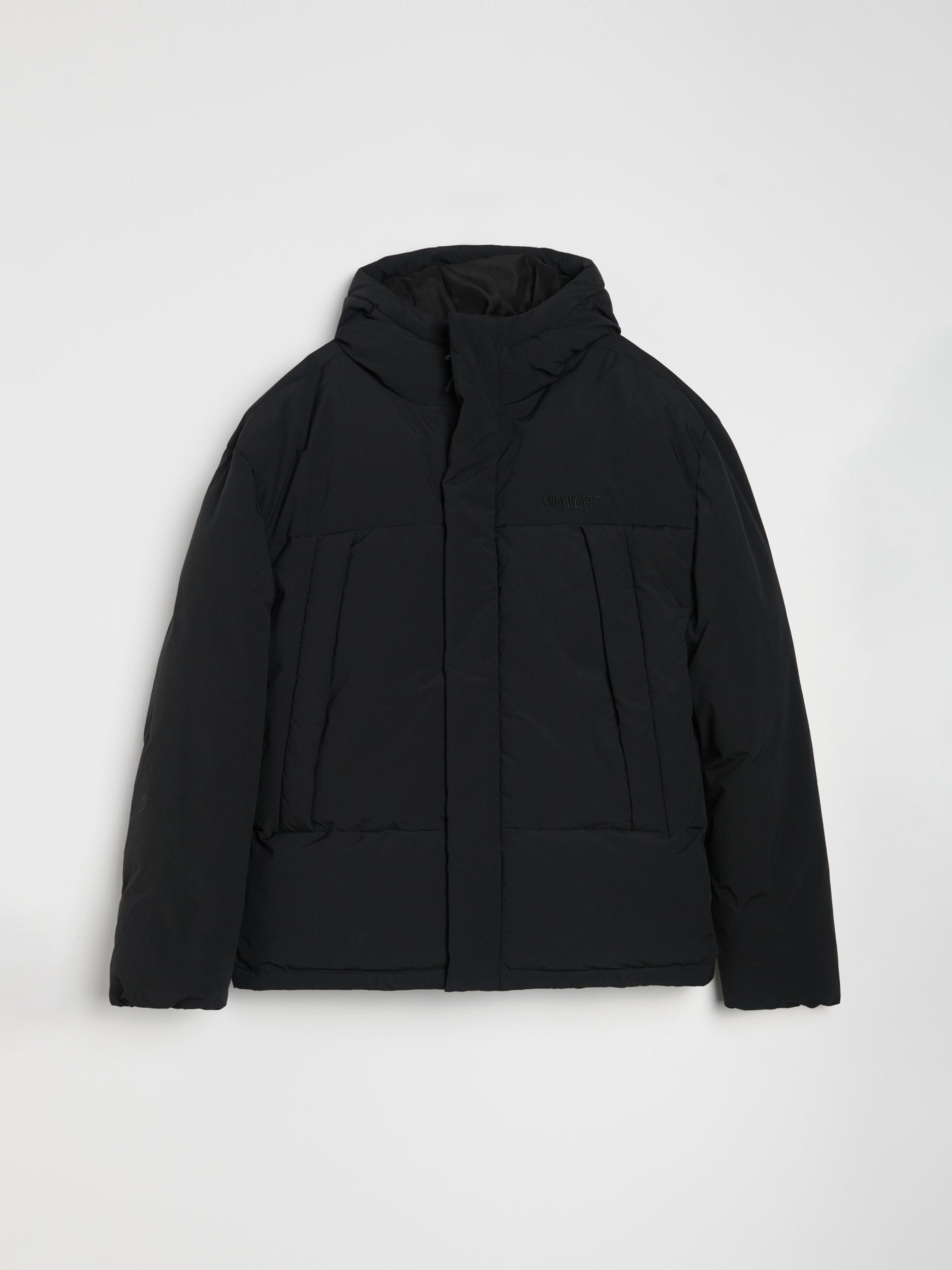 Sinsay - Prošívaná puffer bunda s kapucí - černá
